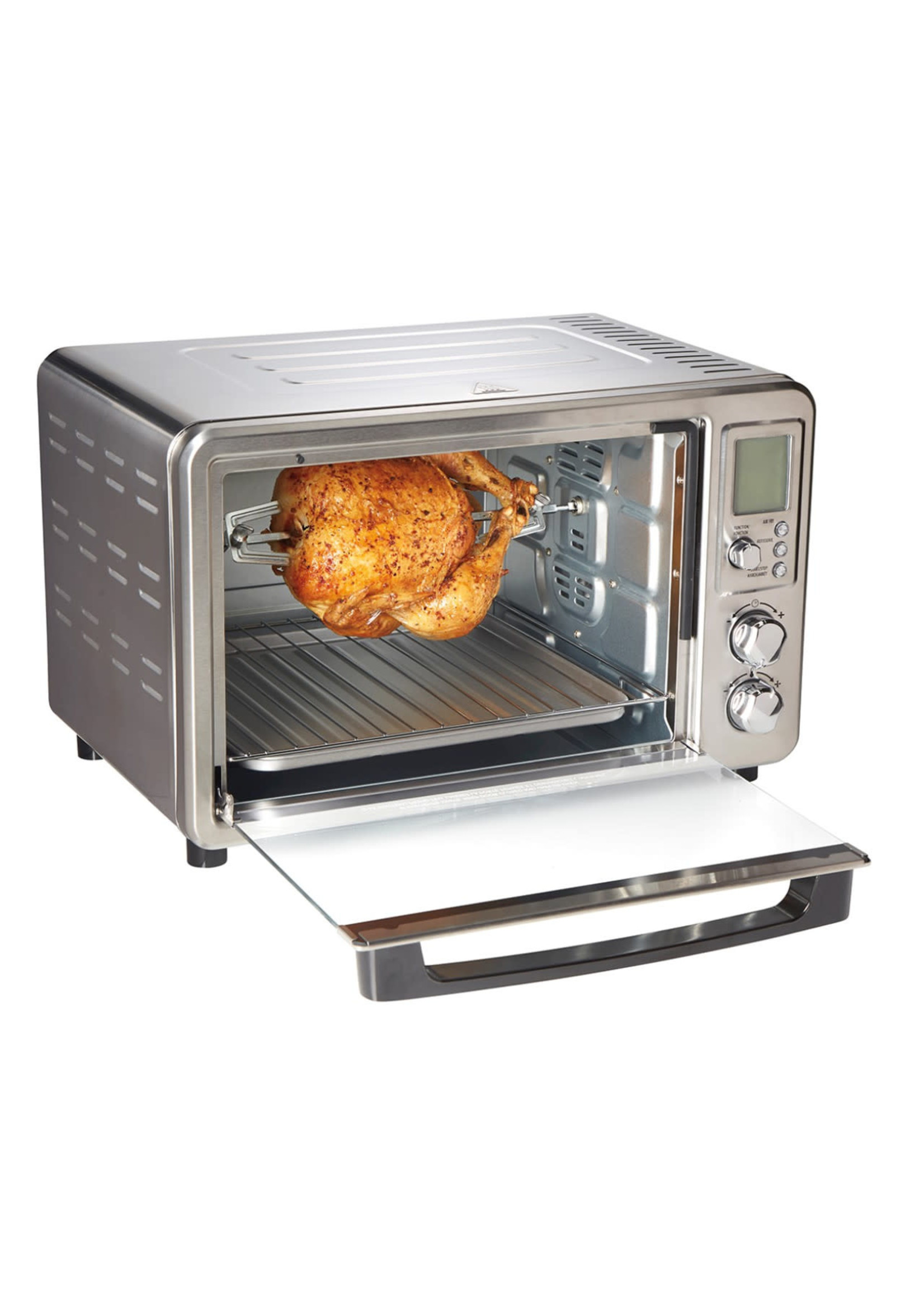 Hamilton Beach R31193 Sure-Crisp Digital Air Fryer Toaster Oven with Rotisserie - Certified Refurbished