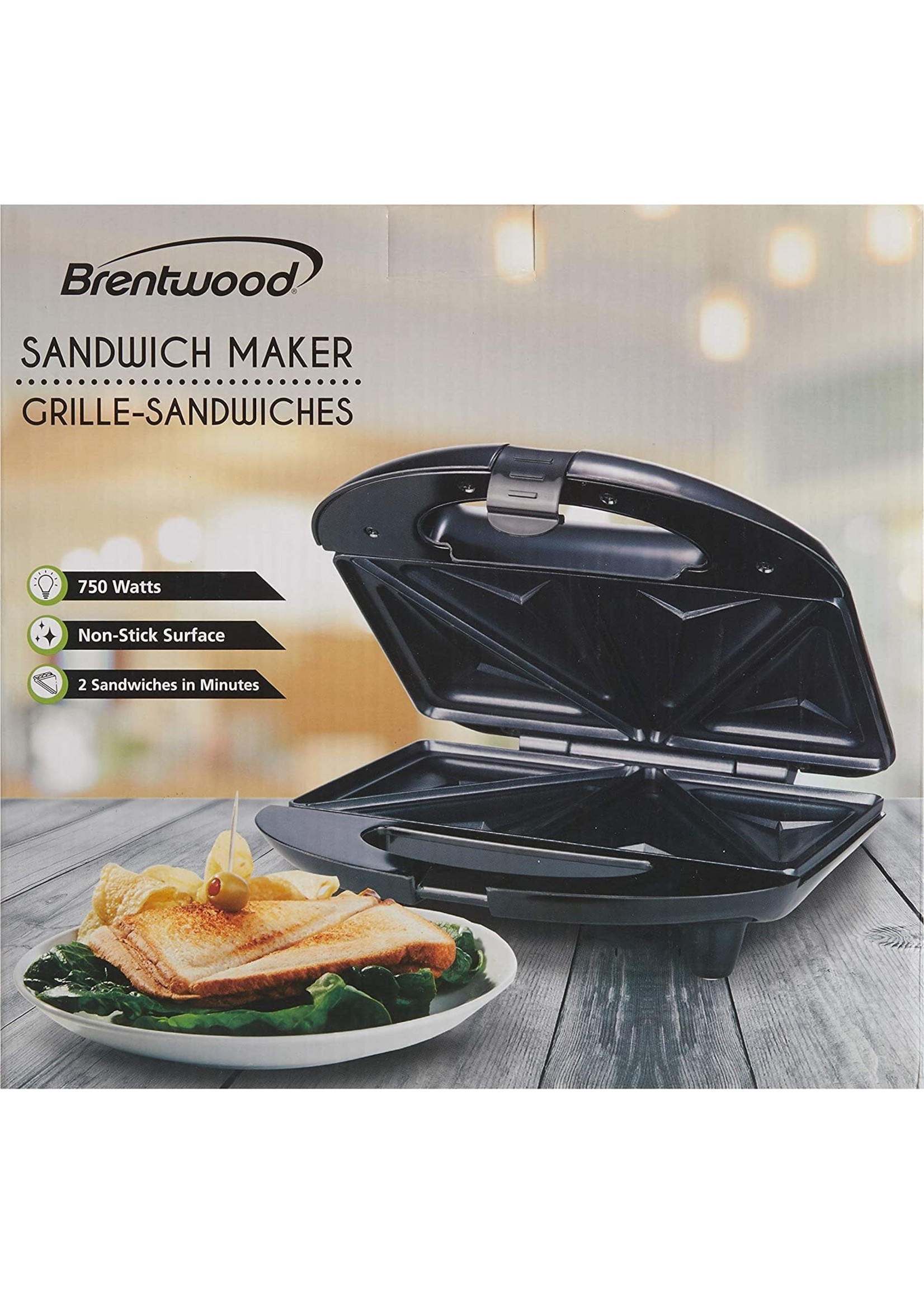 SK BRENTWOOD TS-240B SANDWICH MAKER