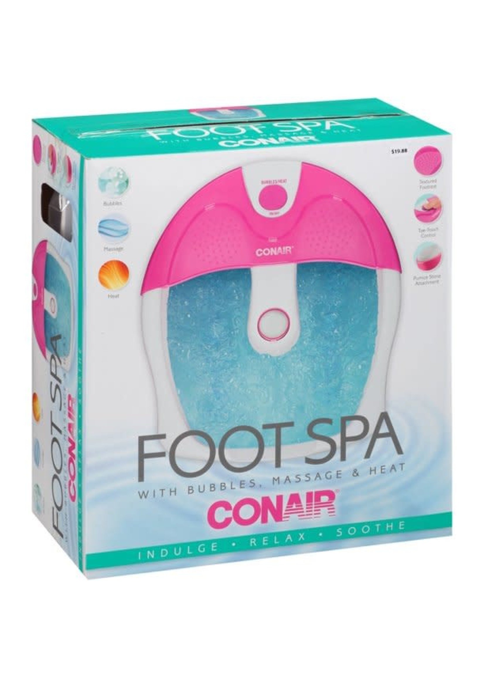 CONAIR FOOT SPA WITH BUBBLES & HEAT