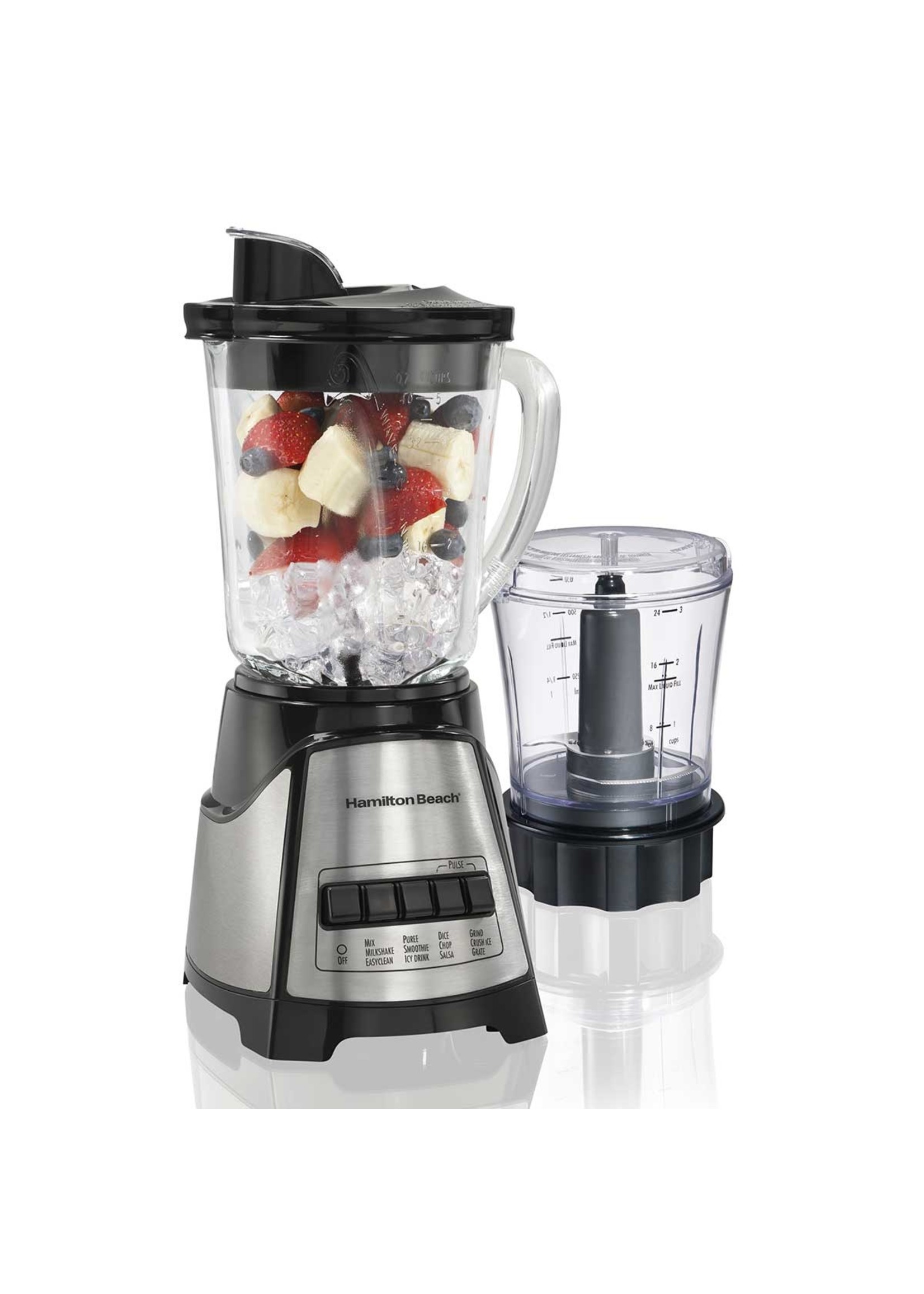 HAMILTON BEACH BLENDER WITH CHOPPER 58149 2PS