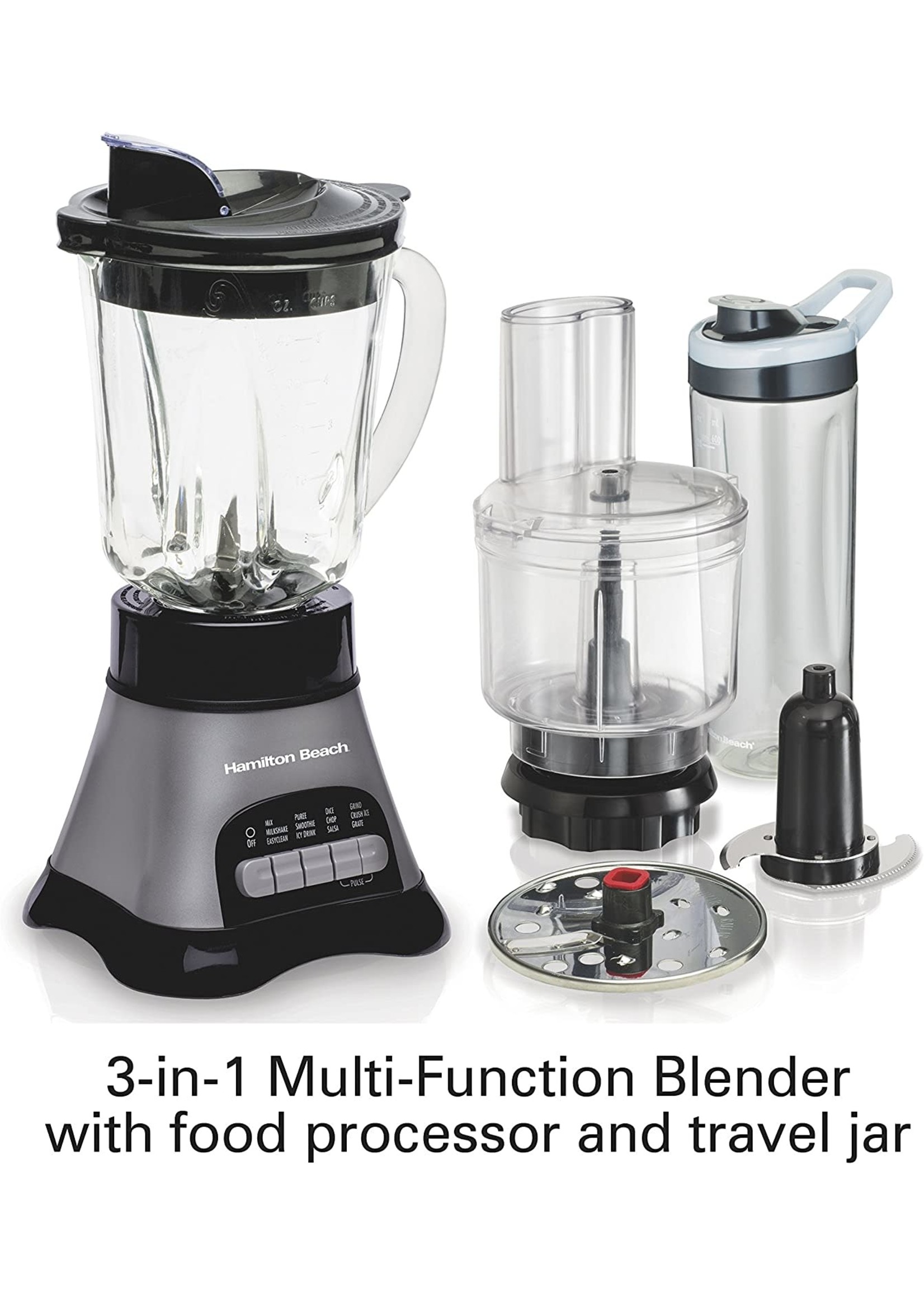 HAMILTON BEACH 3-IN-1 MULTI-FUNCTIONAL BLENDER 58163