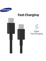 ORIGINAL SAMSUNG TYPE C TO TYPE C SUPER FAST CAHRGING CABLE (BLACK)