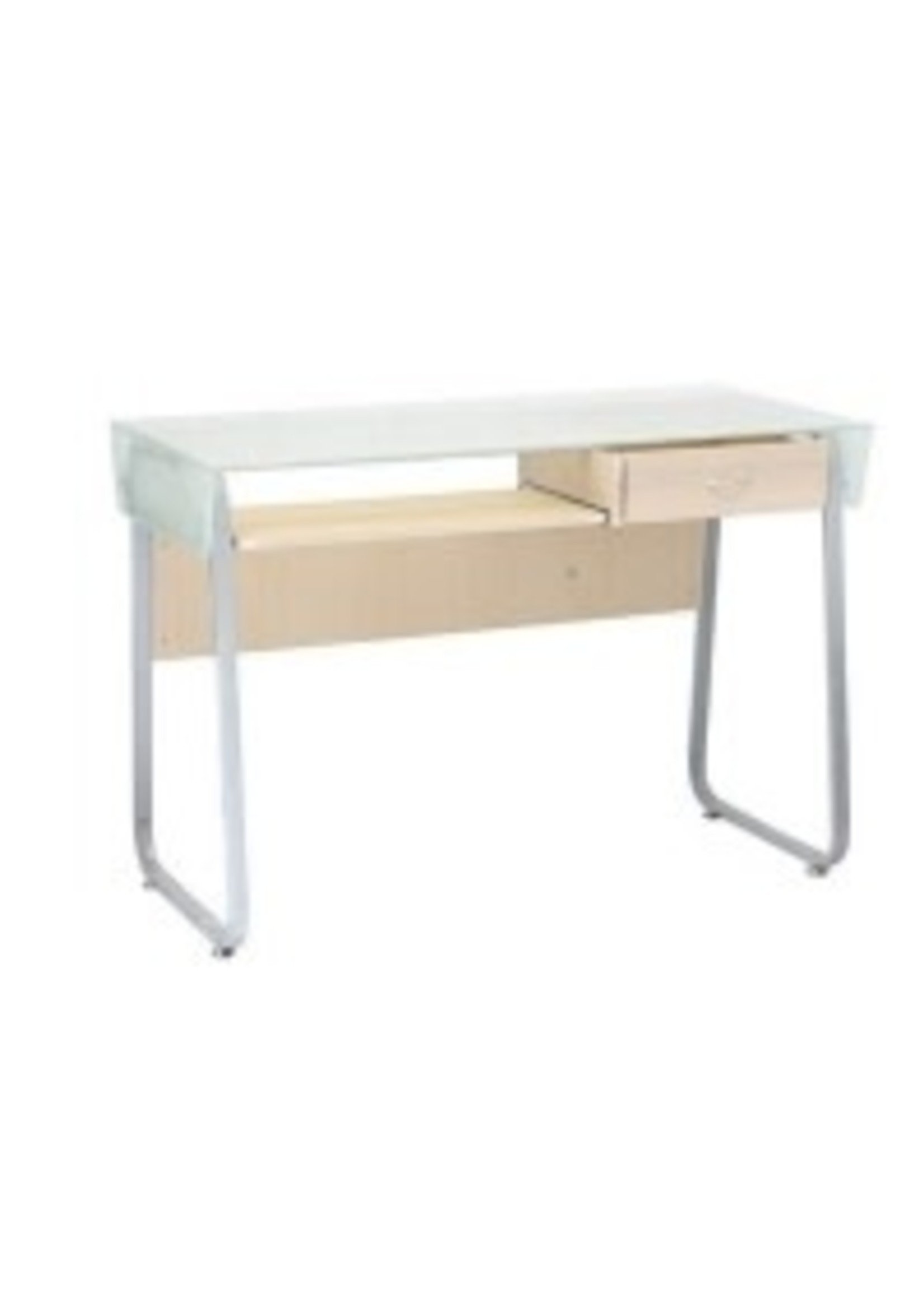 XTECH Xtech - Desk S Lvl XTF-CD197 - Glass-top computer desk - Color: Sycamore AM100XTK19 XTF-CD197