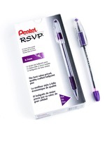 PENTEL RSVP PURPLE FINE PEN