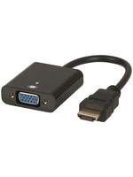 HDMI TO VGA ADOPTER WITH 3.5MM FOR STEREO AUDIO