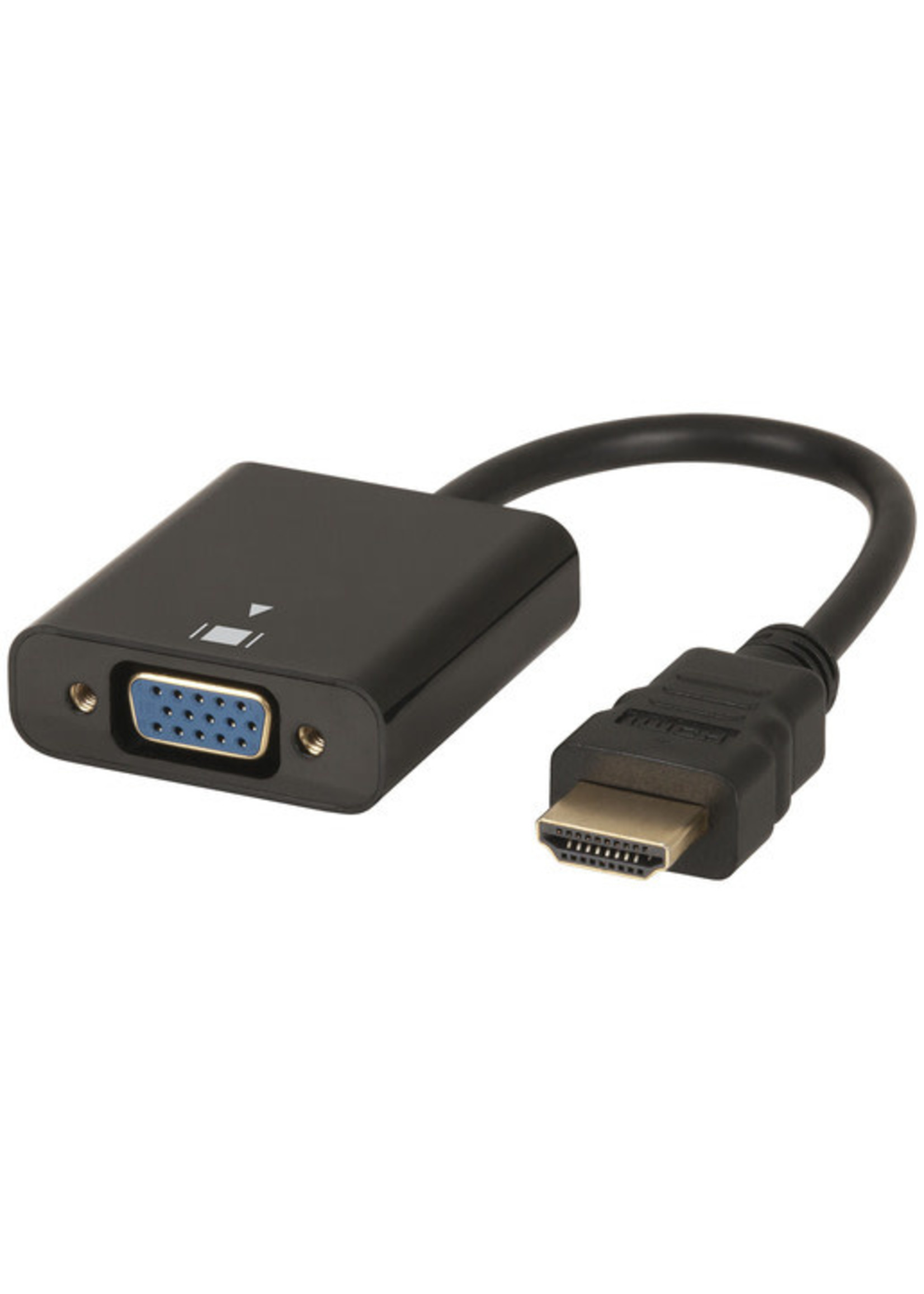 HDMI TO VGA ADOPTER WITH 3.5MM FOR STEREO AUDIO