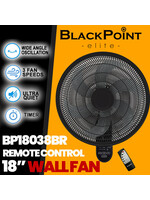 Blackpoint elite BP18038BR -- WALL REMOTE FAN BLACKPOINT 18""---HIGH QUALITY WALL REMOTE FAN --