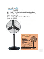 HSF2403  24" HIGH VELOCITY INDUSTRIAL STANDING FAN 3 ALUMINIUM FAN BLADE