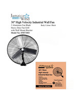 HWF3003 30" HIGH VELOCITY INDUSTRIAL 3 ALUMINIUM FAN BLADE WALL FAN  WITH WALL MOUNT BRACKET