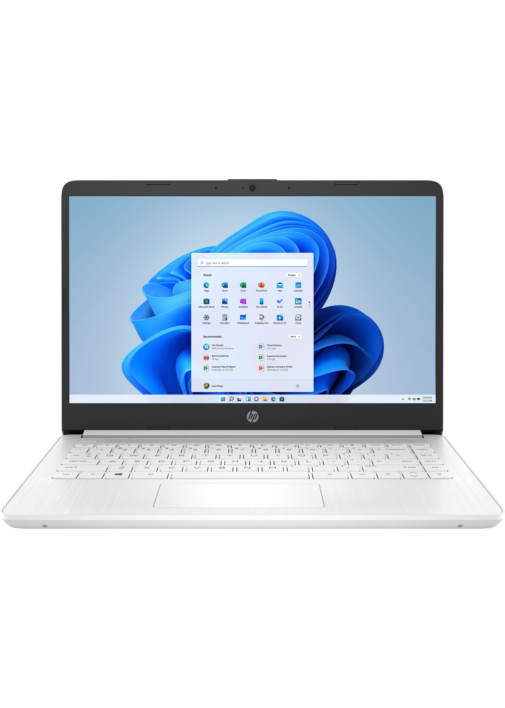 Hp Laptop 14 Dq0052dx Intel Celeron 64gb Emmc 4gb Ddr4 Microsoft 365 White Color Skky 5639