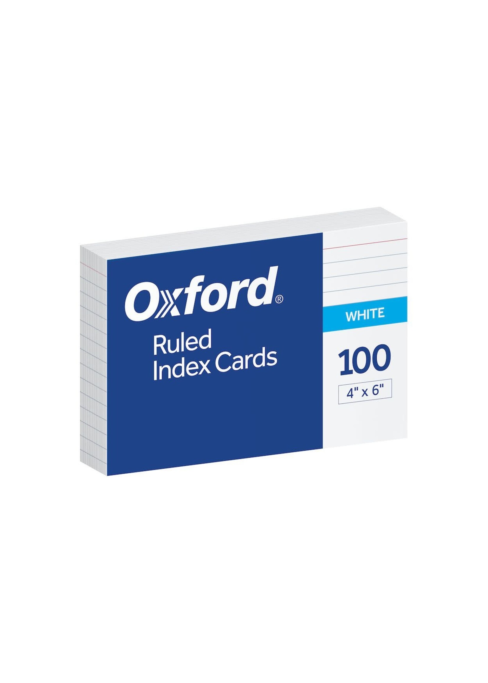 4X6 OXFORD RULED INDEX CARDS 40141