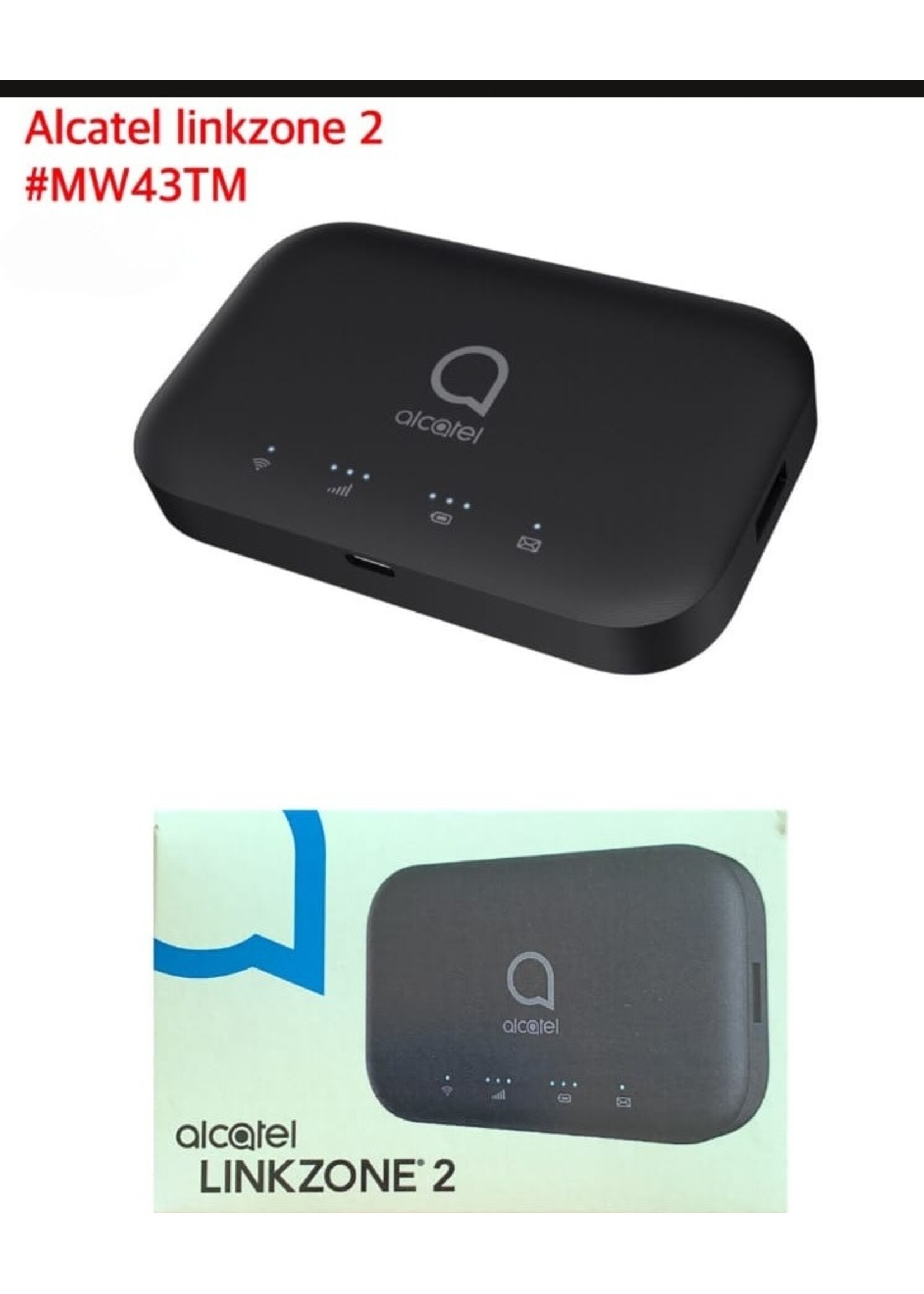 ALCATEL LINKZONE 2 4G LTE HOTSPOT MW43TM