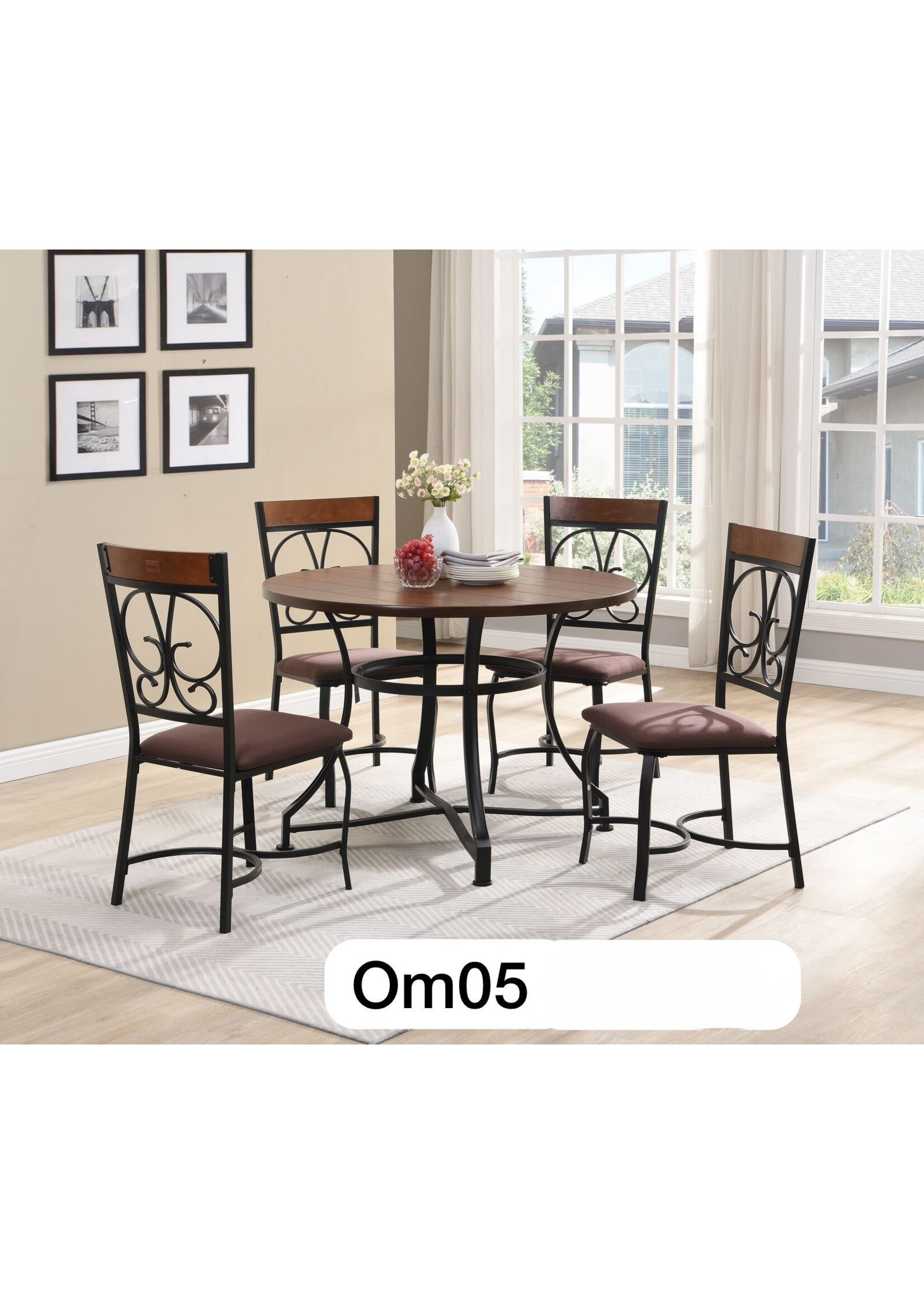 OM05 POSHLEY DINNING SET TABLE