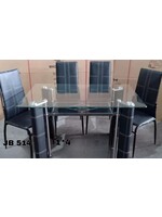 JB-514 DINNING TABLE 1X4 CHAIR