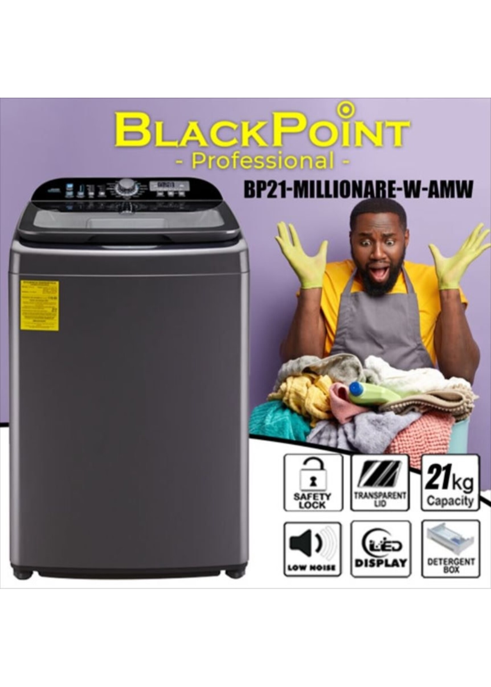 Blackpoint elite BP21-MILLIONARE-W-AMW BLACKPOINT SMART WASHER-- STEEL-- MILLIONARE