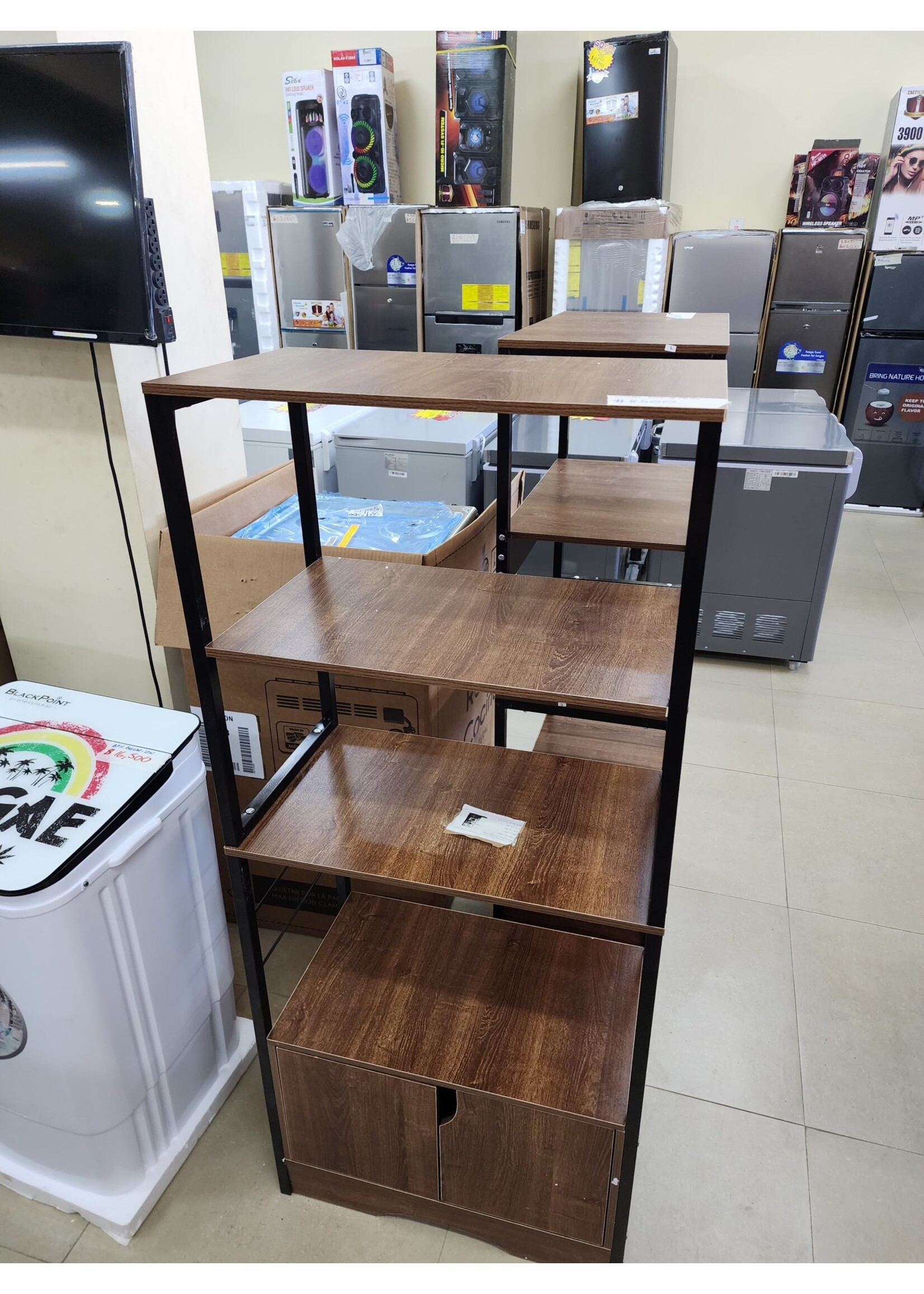 P603 MICROWAVE STAND METAL/MDF)