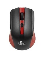 XTECH Xtech - Mouse - 2.4 GHz - Wireless - Red-1600dpi XTM-310RD