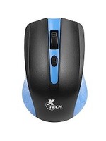 Xtech - Mouse - 2.4 GHz - Wireless - Blue - 1600 dpi XTM-310BL