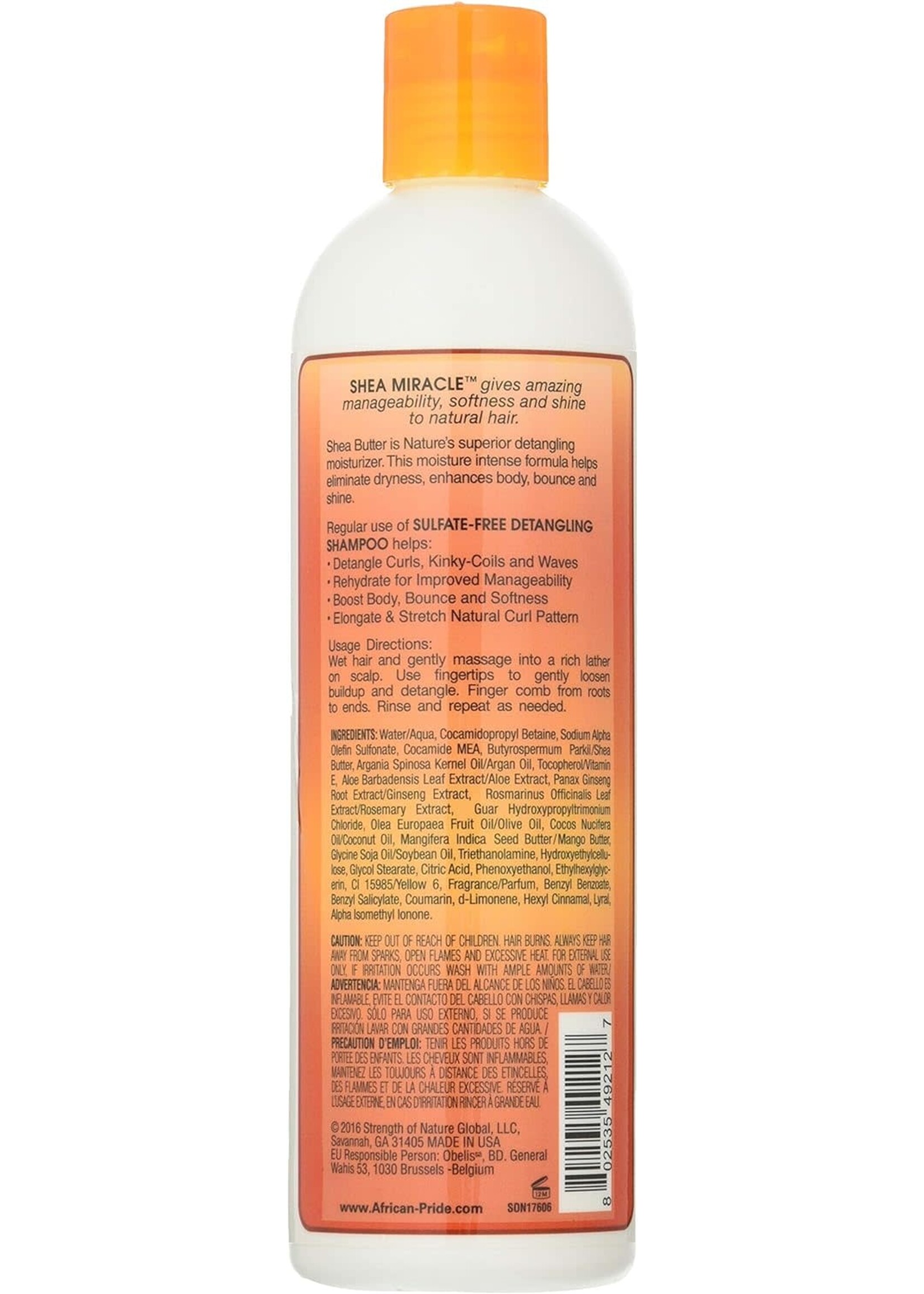 AFRICAN PRIDE AFRICAN PRIDE SULFATE-FREE DETANGLING SHAMPOO