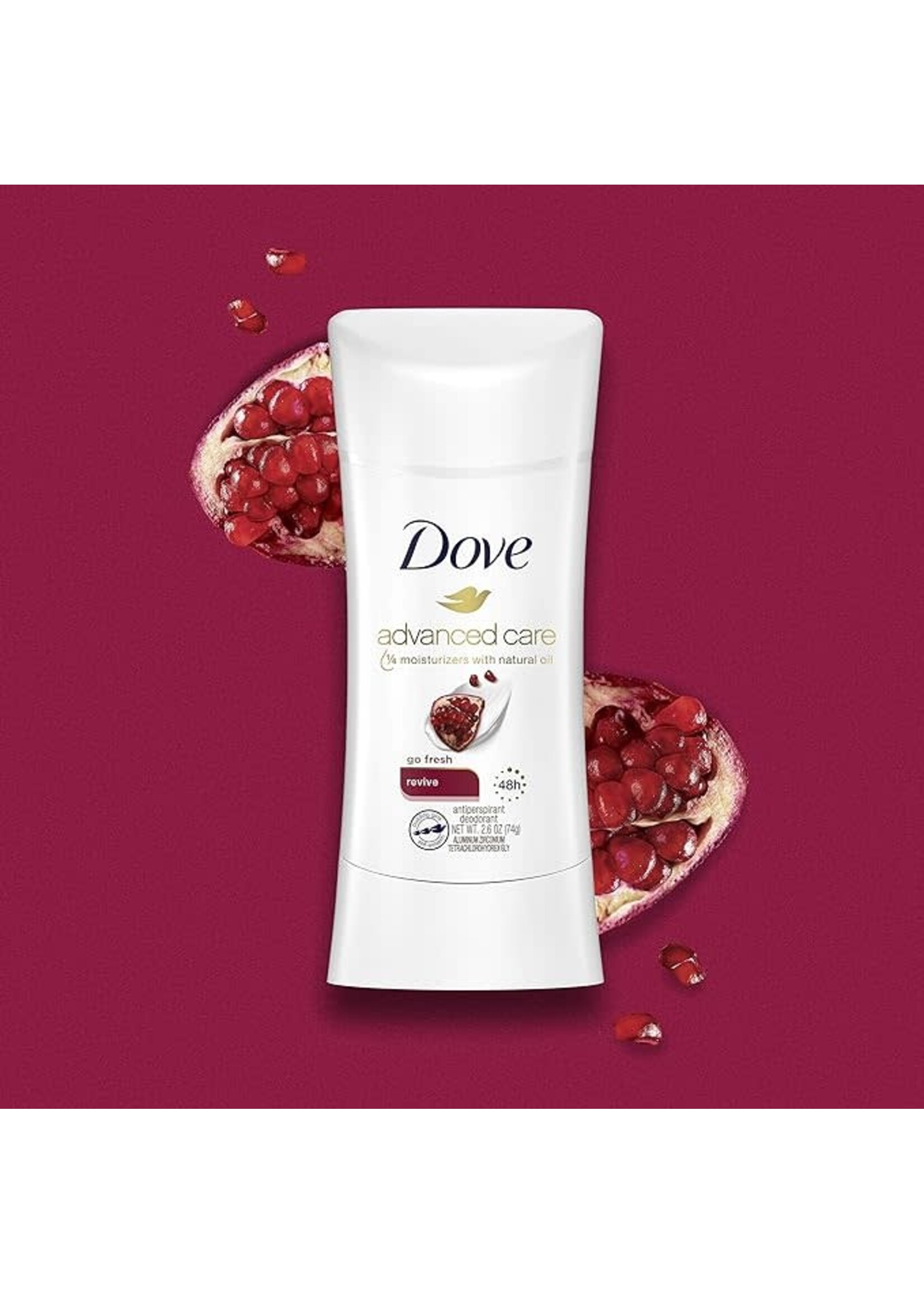 Dove DOVE ADVANCE CARE FRESH REVIVE NET WT.  26 OZ (74G)