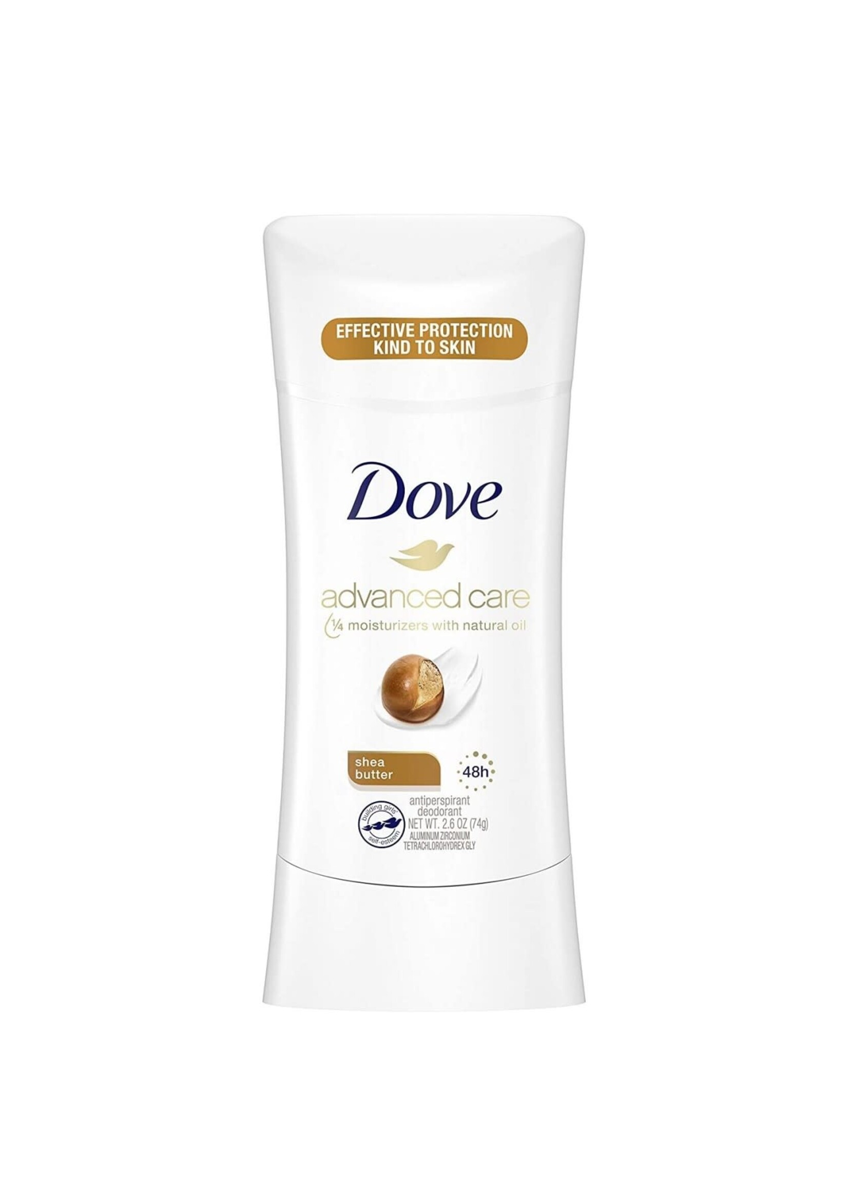 Dove DOVE ADVANCE CARE SHEA BUTTER NET WT. 26 OZ (74G)