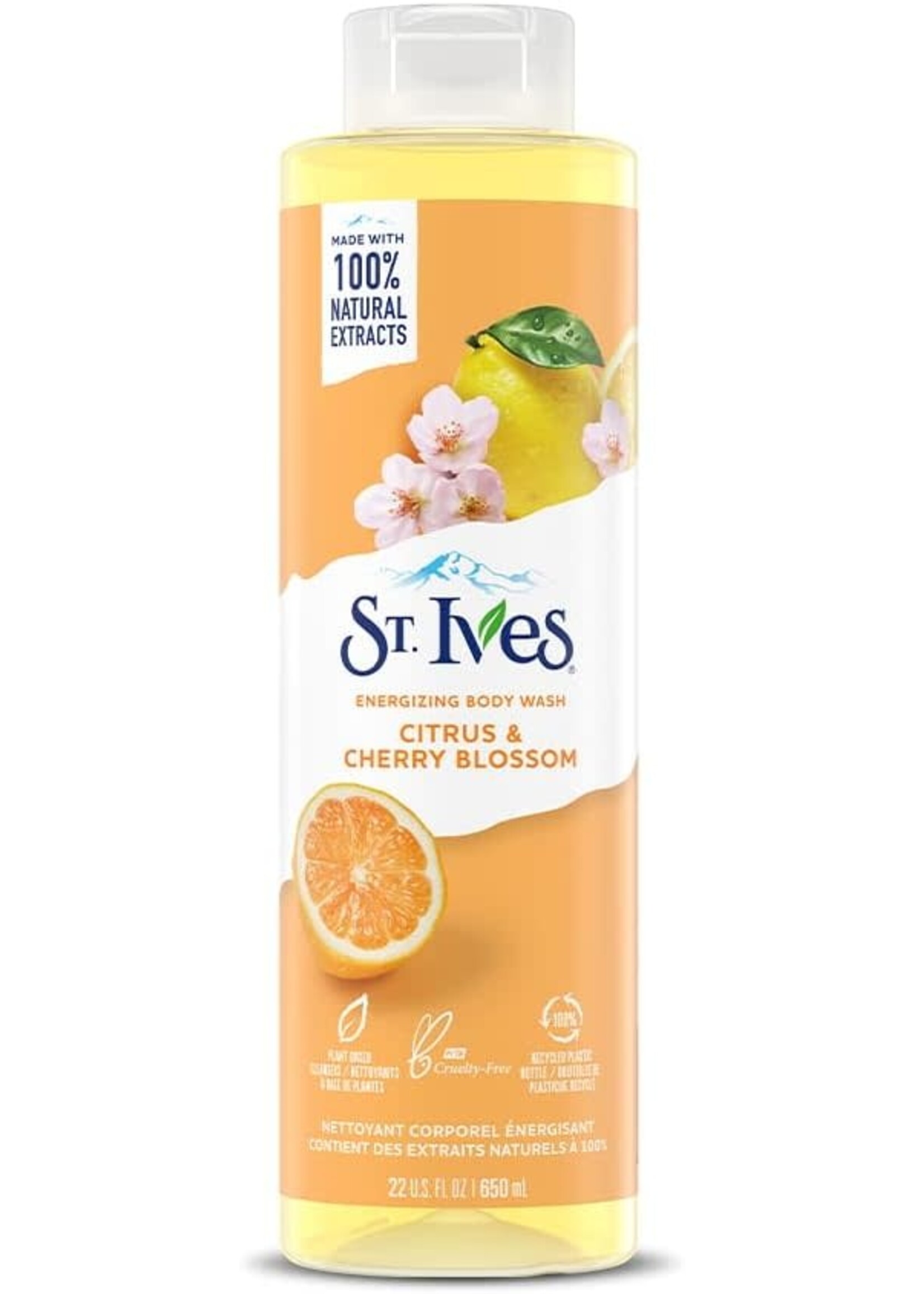 St. Ives ST IVES CITRUS & CHERRY BLOSSOM BODY WASH 22 US FL OZ / 650ML