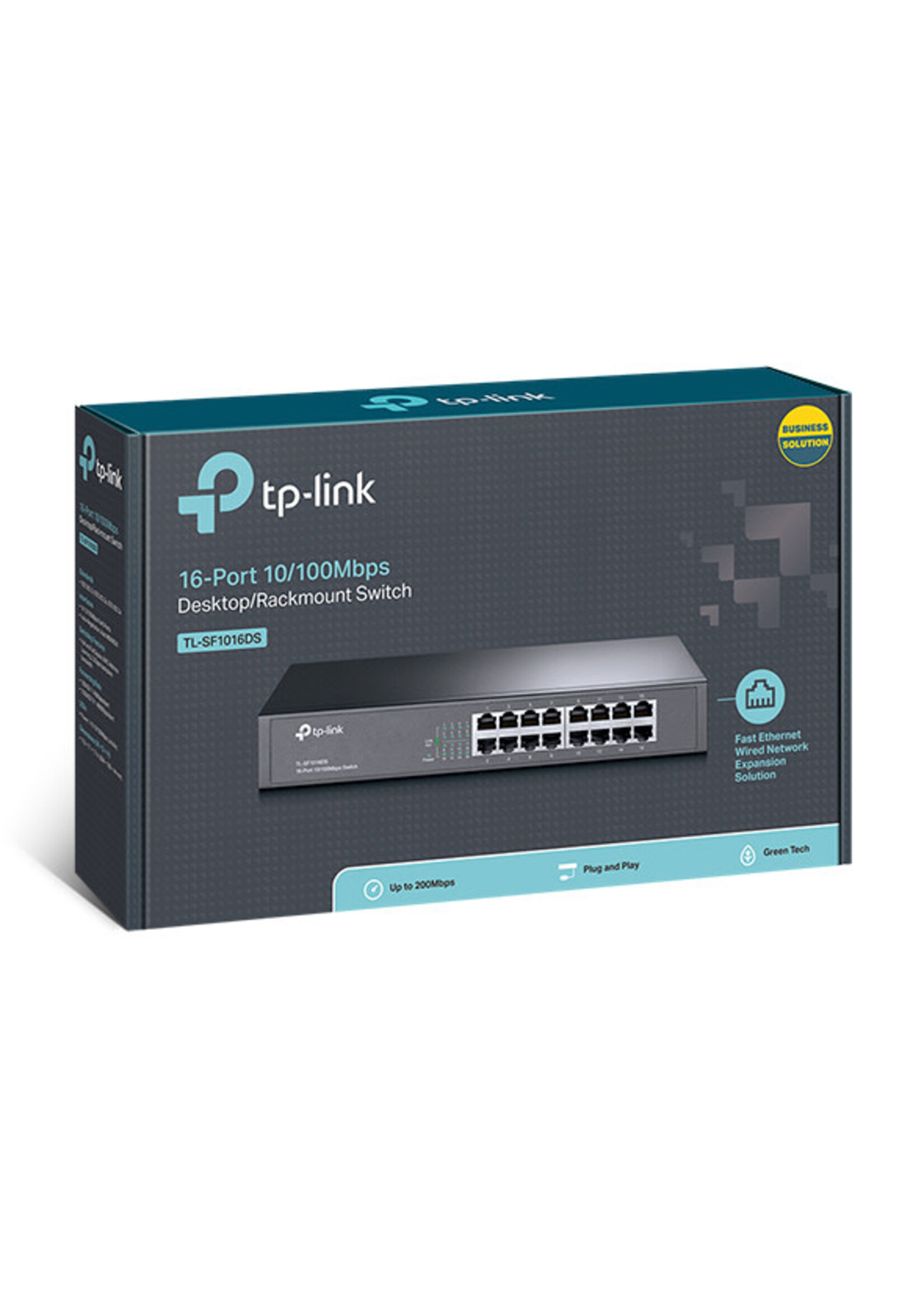 TP-LINK TP-LINK 16 PORT10/100MBPS  DESKTOP SWITCH 200MBPS  DESKTOP/RACKMOUNT SWITCH