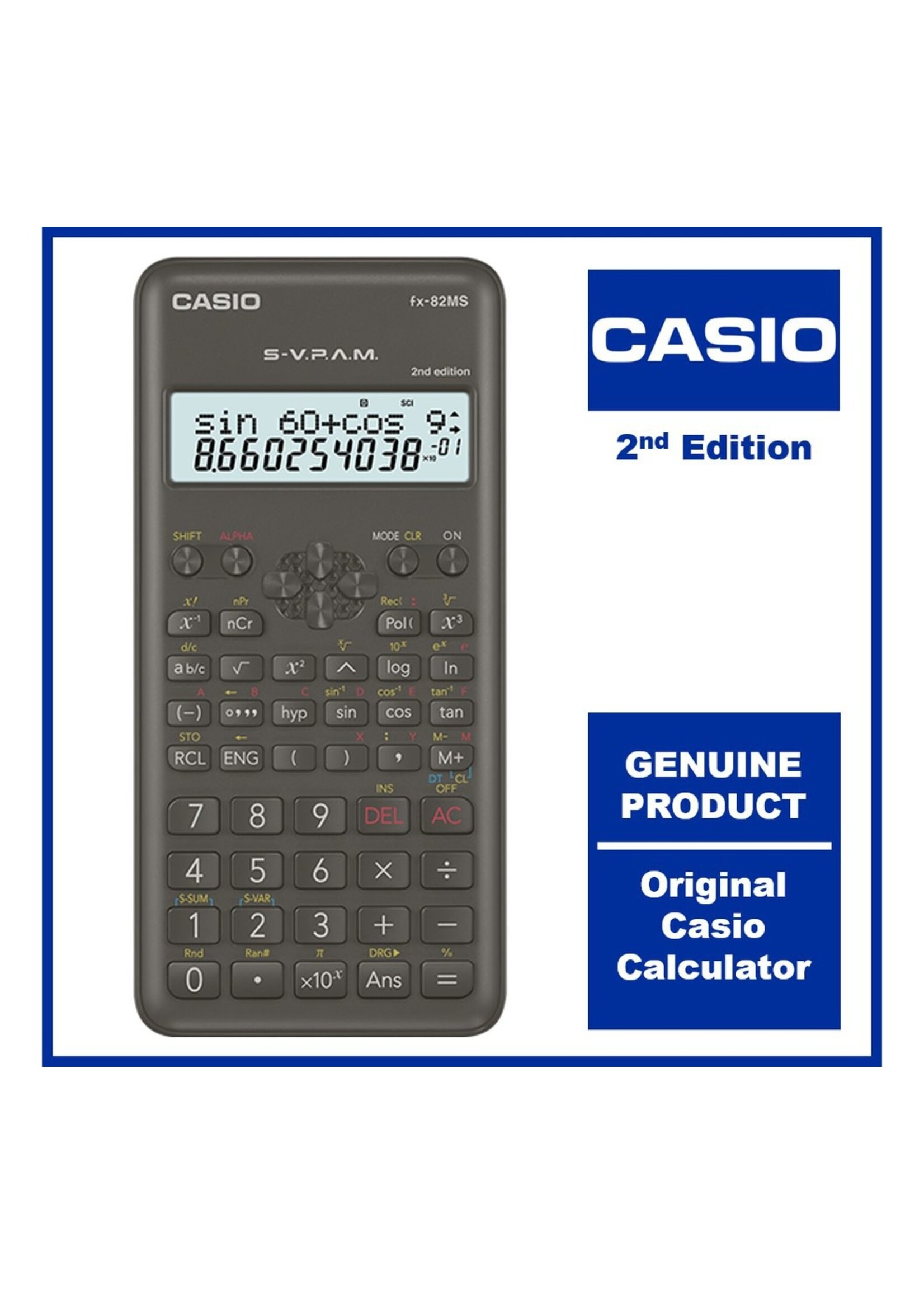 CASIO FX-82MS 2ND EDITION CACULATION