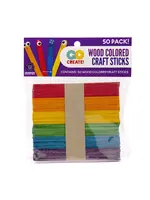 UC5029 A+ HOMEWORK JOMBO COLORED 1 CRAFT STICKS 50CT