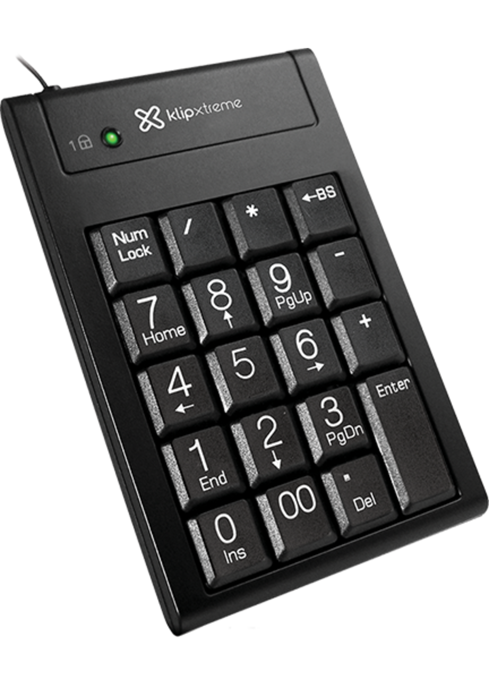 Klip Xtreme KNP-100 Abacus Numeric - Keypad - USB - black