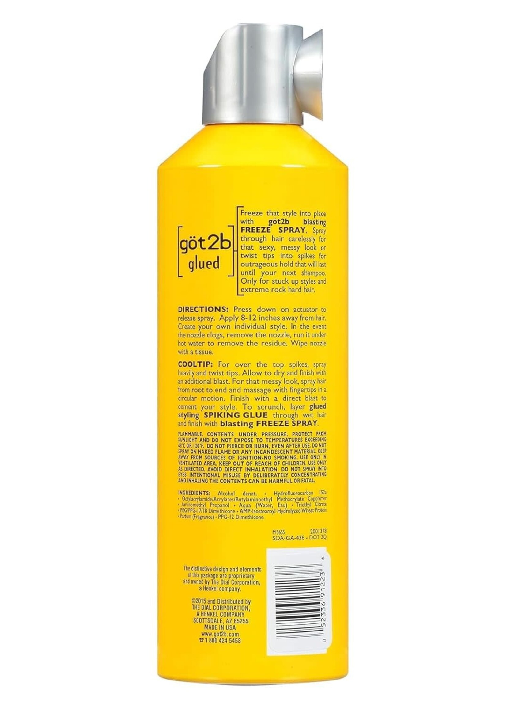 GOT2B Schwarzkopf Got2b Glued Blasting Freeze Hairspray, 12 oz