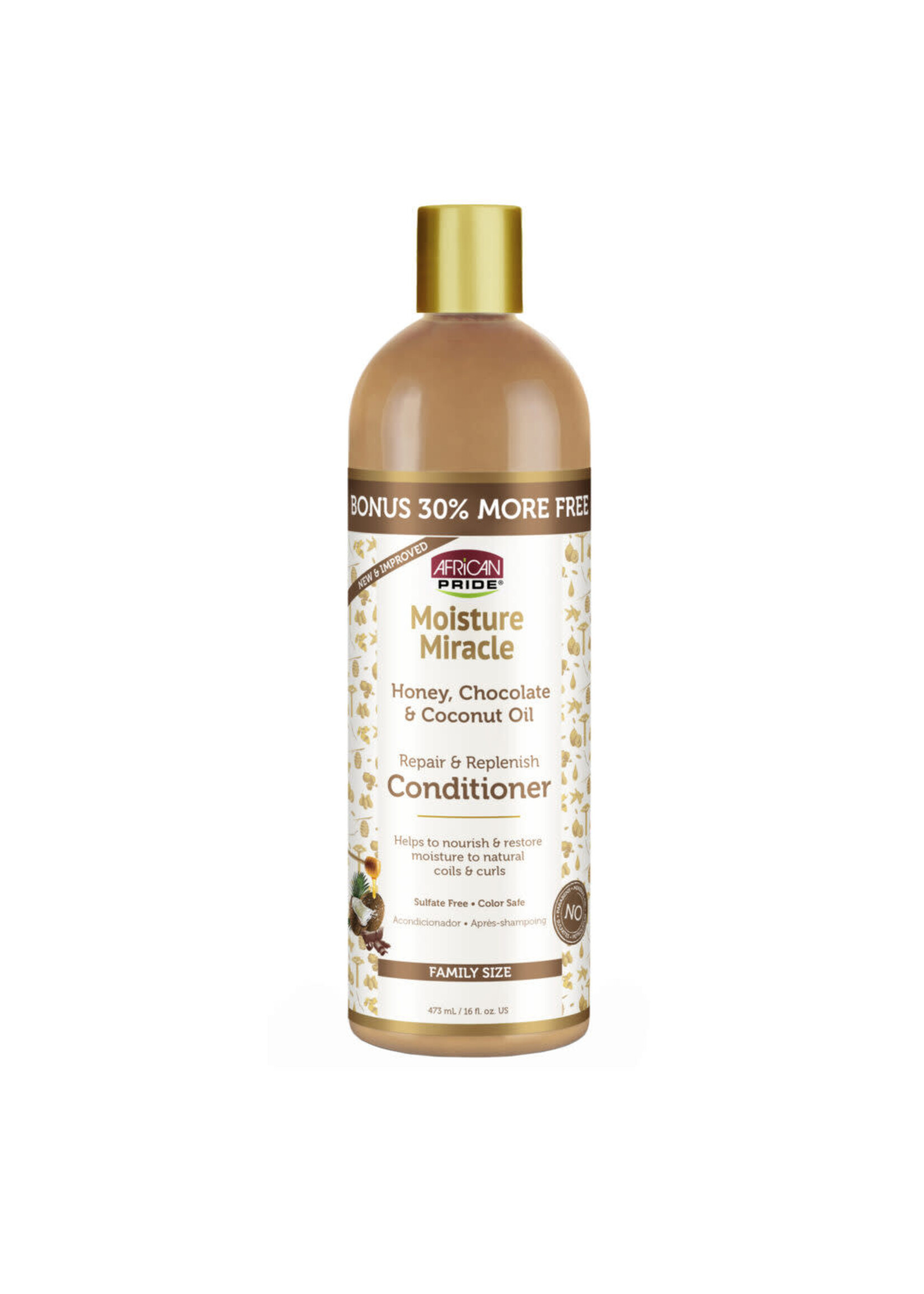 AFRICAN PRIDE AFRICAN PRIDE HONEY, CHOCOLATE & COCONUT OIL CONDITIONER  16 OZ