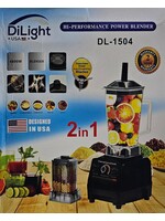 DL-BL-1504 (DILIGHT USA INDUSTRIAL BLENDER 2 IN 1 JAR 4800WATT