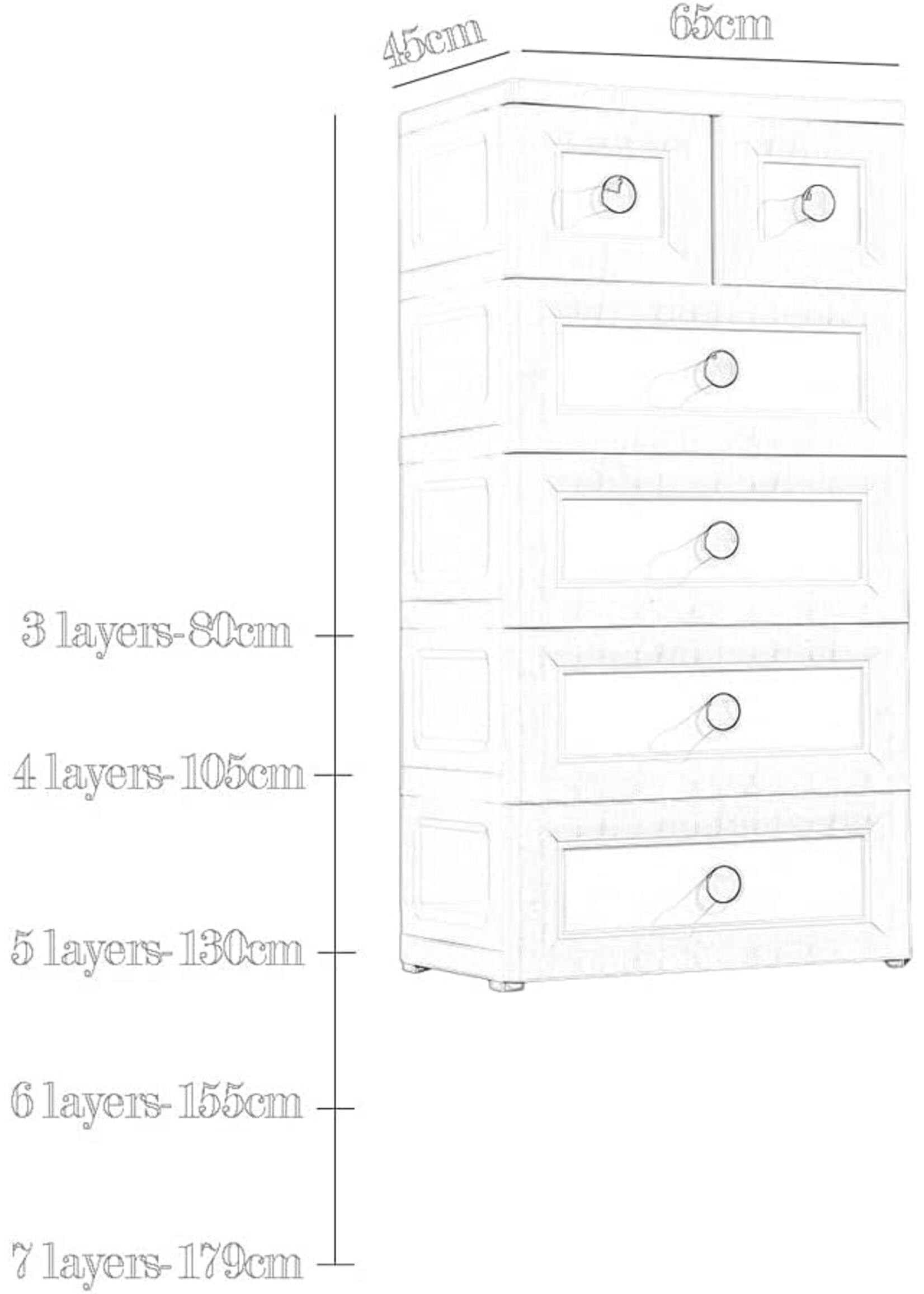 4815WL GREY 5 LAYER STORAGE SHELF