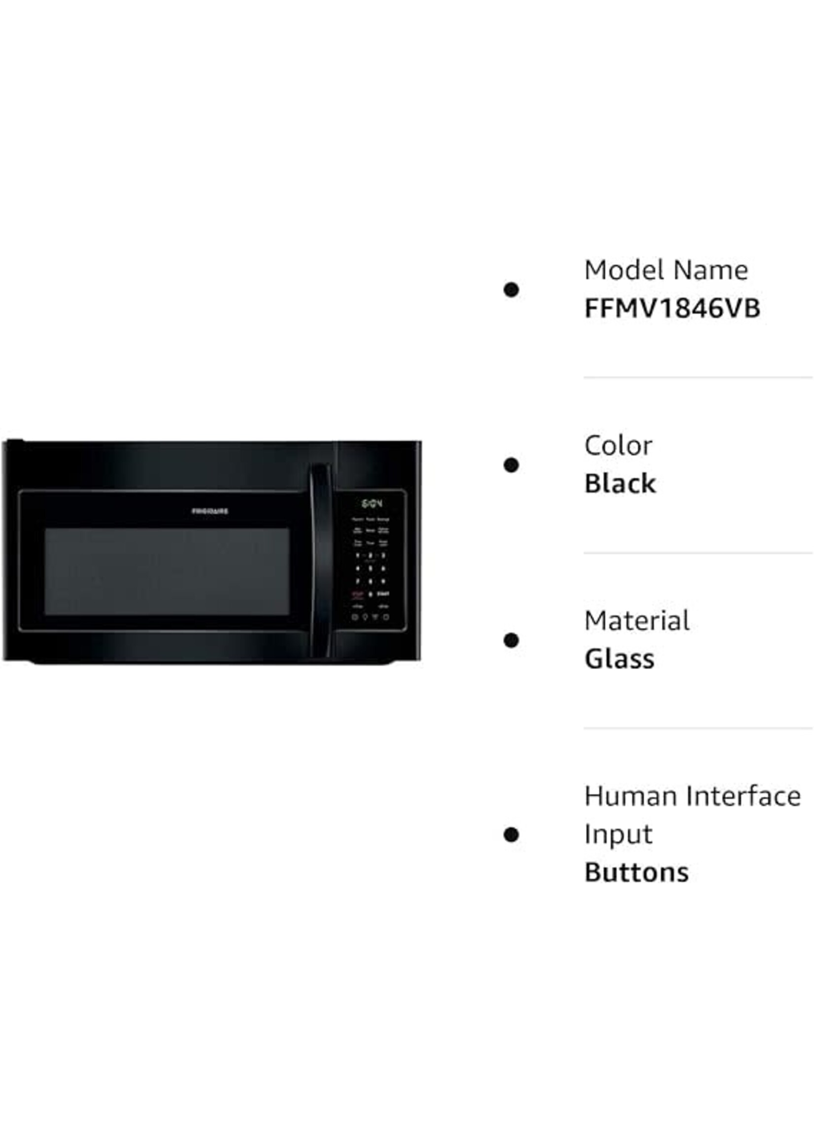 FRIGIDAIRE RANGE TOP-FFMV1846VBFR FRIGIDAIRE MICROWAVE 1.8 CF S/STEEL--OVER RANGE