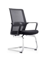 STARLINE BLACK MESH CHAIR WITH IRON CHROME BASE 8001 OFFICE CHAIR