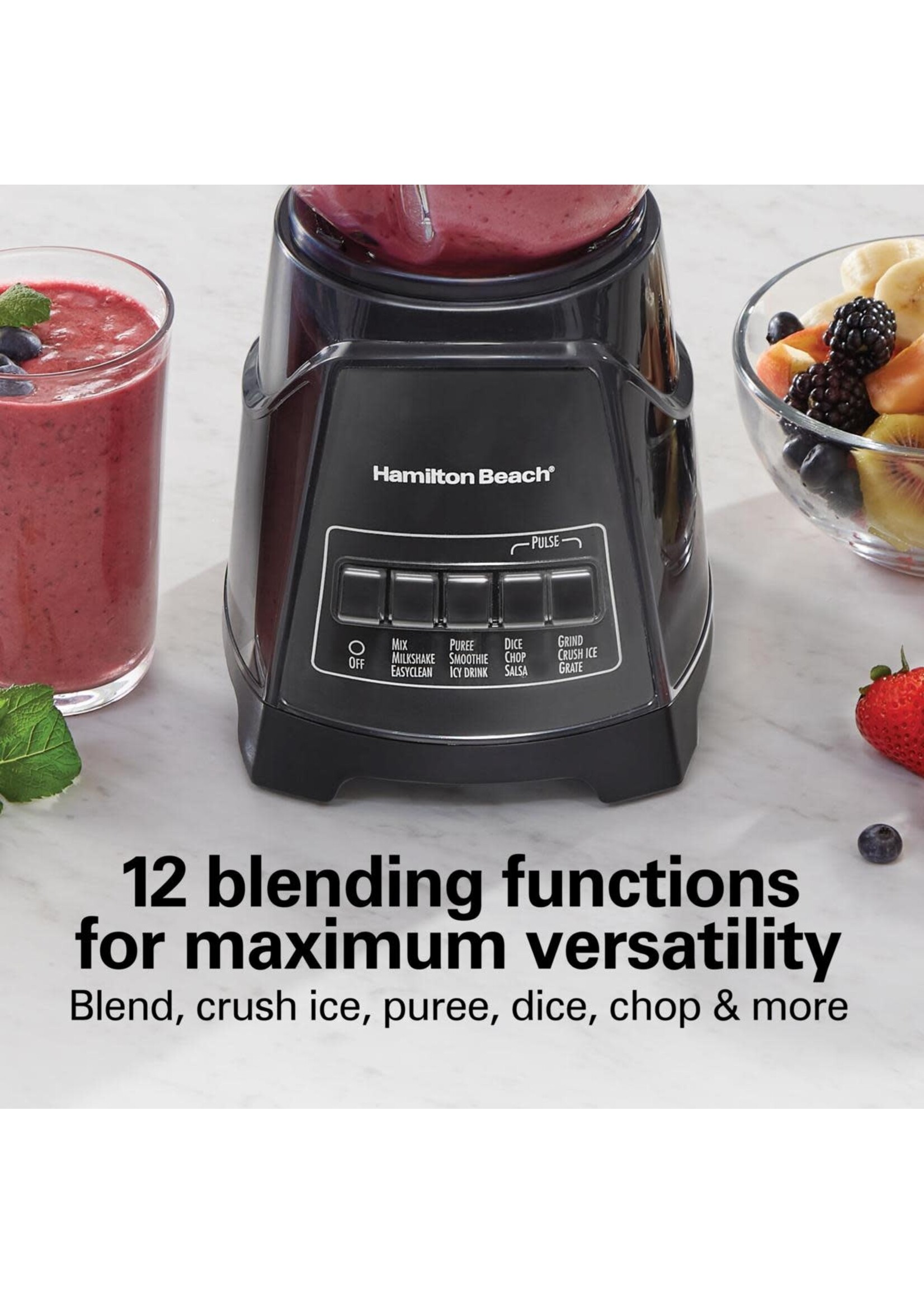 HAMILTON BEACH MULTI-FUNCTIONAL GLASS JAR BLENDER 58146 HB-58146 / 58148