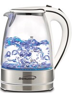 KT-1900 BRENTWOOD GLASS KETTLE 1.7 LITERS