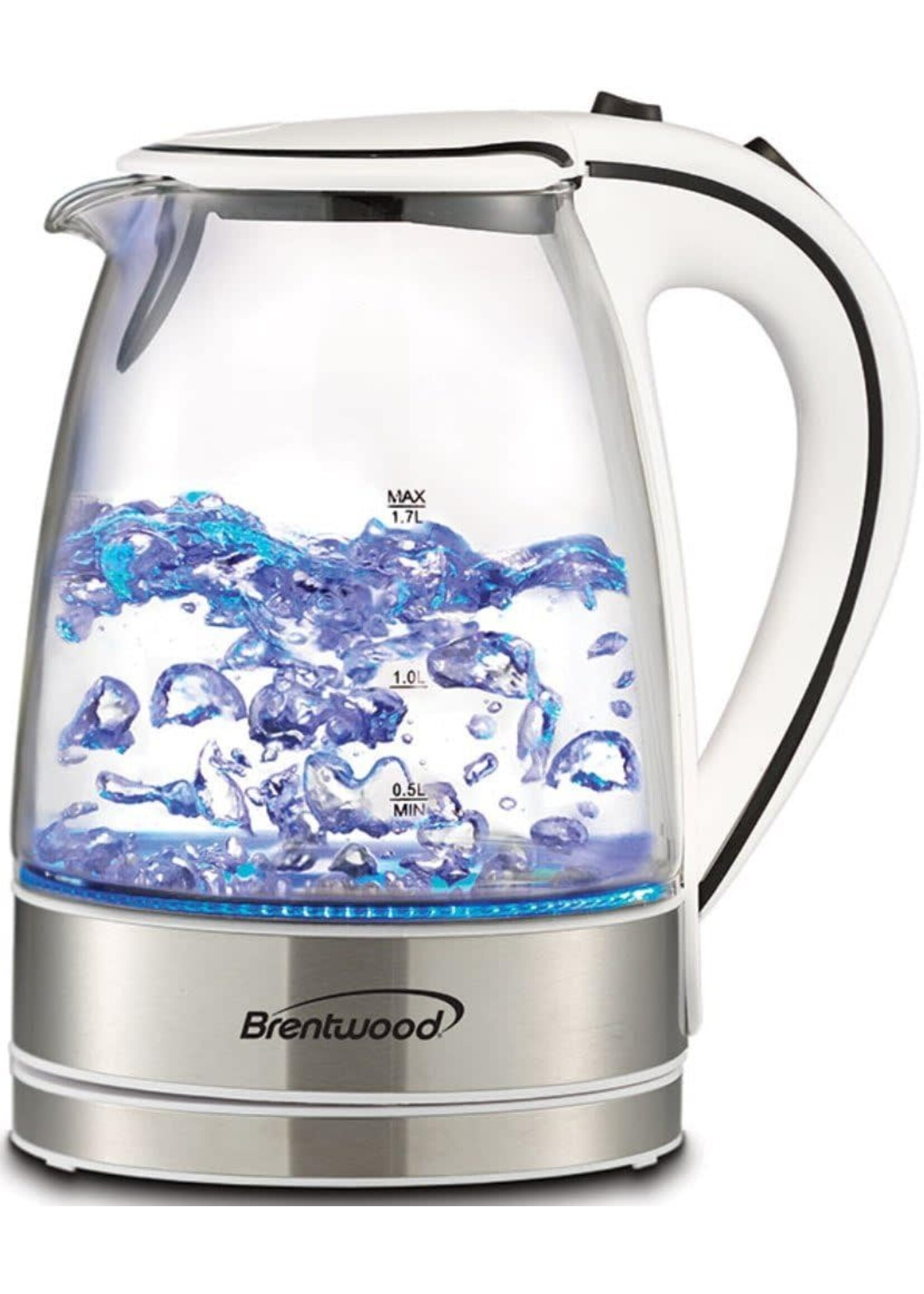 KT-1900 BRENTWOOD GLASS KETTLE 1.7 LITERS