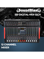 SB-DIGITAL MIX-12CH SOUND BLAST DIGITAL PROFESSIONAL MIXER -- DJ PARTY KI