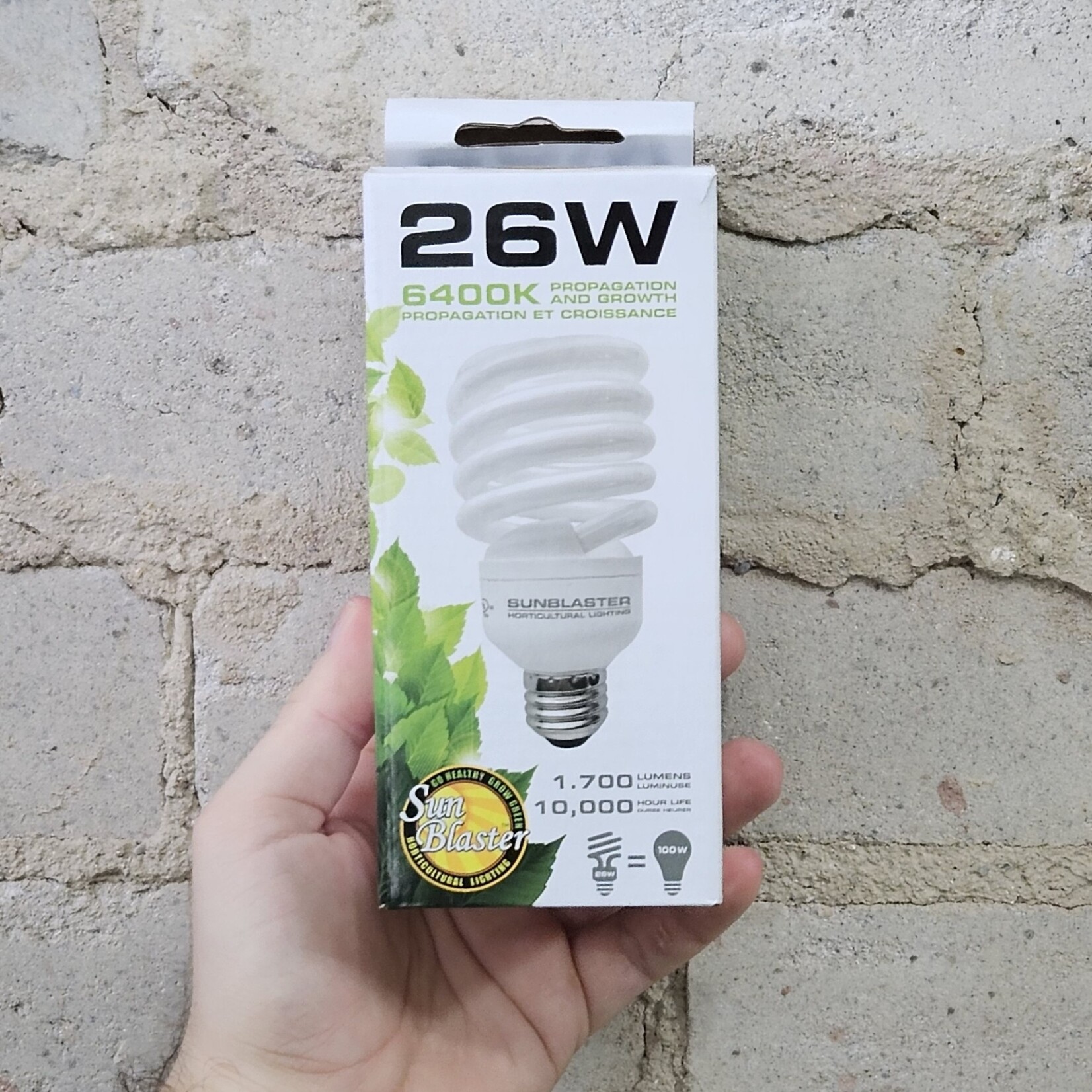 Sunblaster 26W Horticultural Light (Grow Bulb)