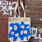 Tote Bag: Blue Women