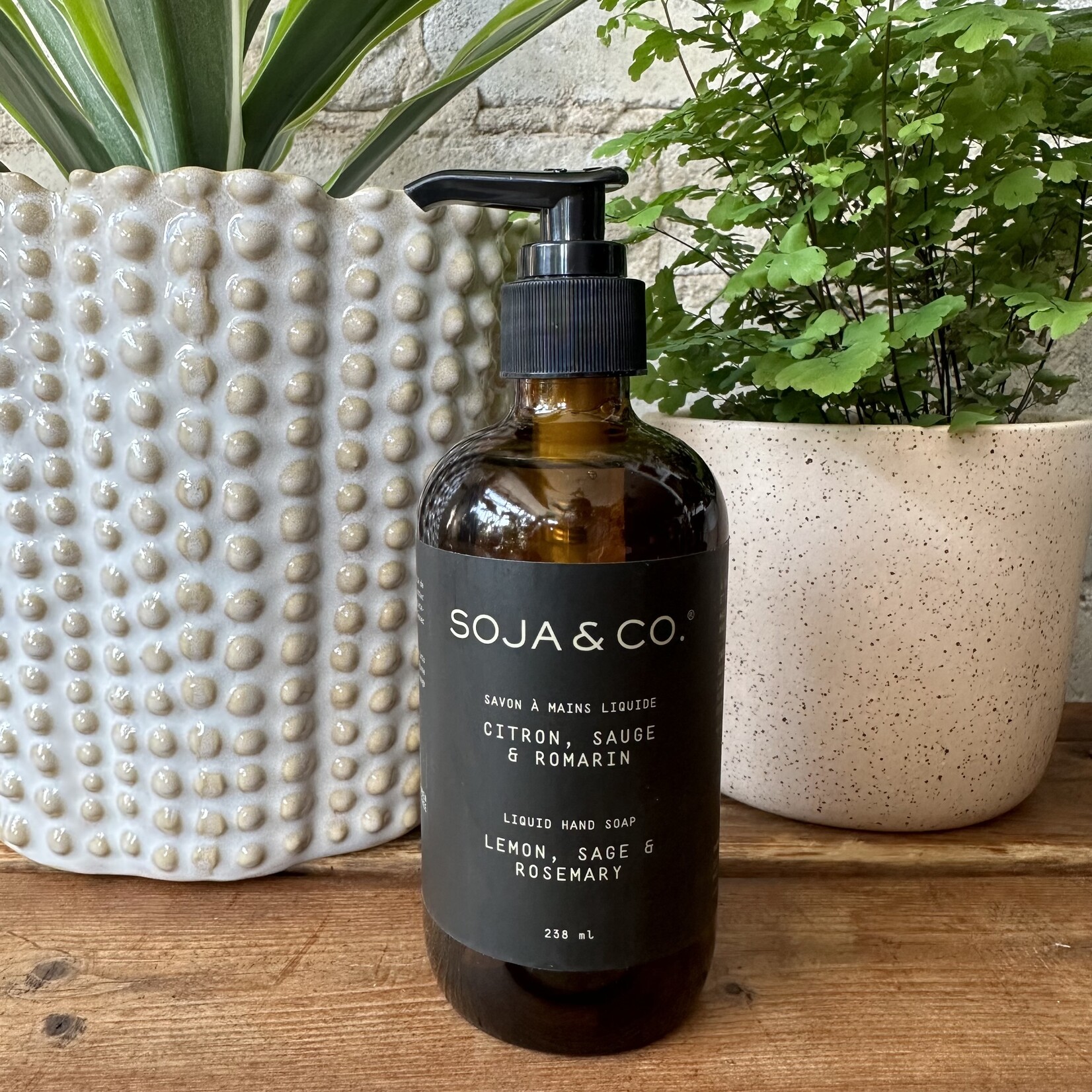 Soja & Co. Luxe Hand Soap (Soja & Co.) Lemon, Sage & Rosemary