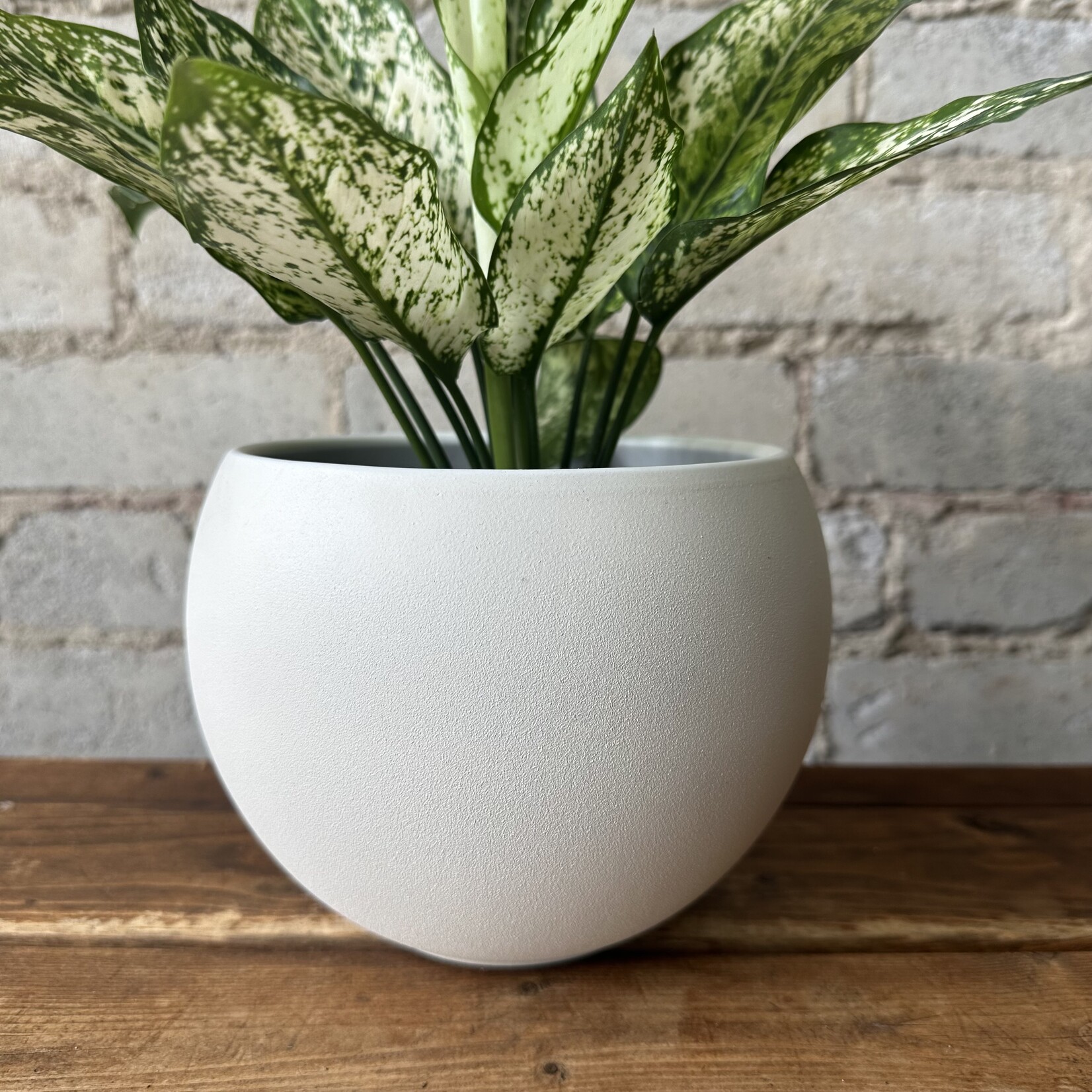 Luna pot (fits 5") Off-White