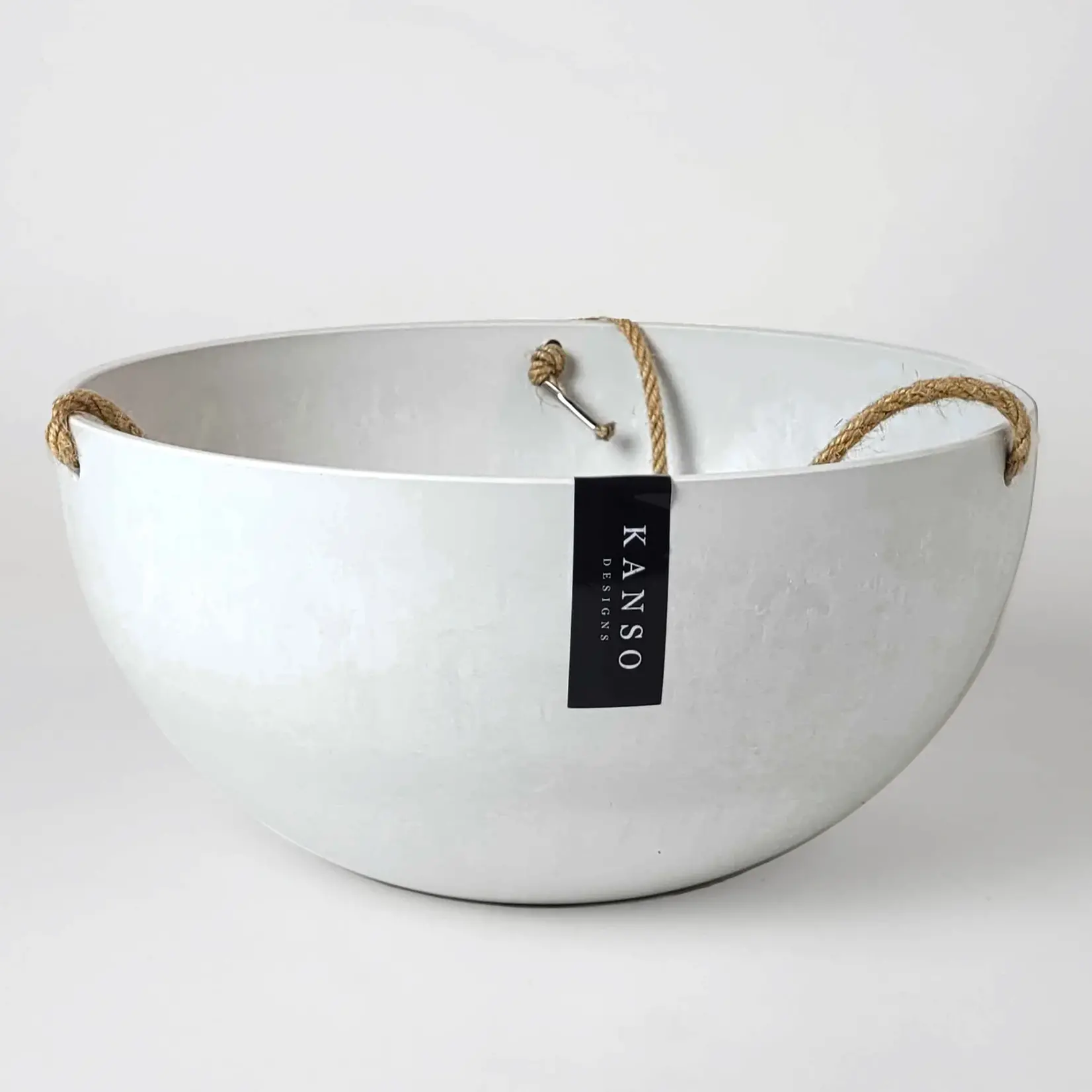 Kanso Designs Hanging Upcycled Planter (Kanso Designs) White Stone