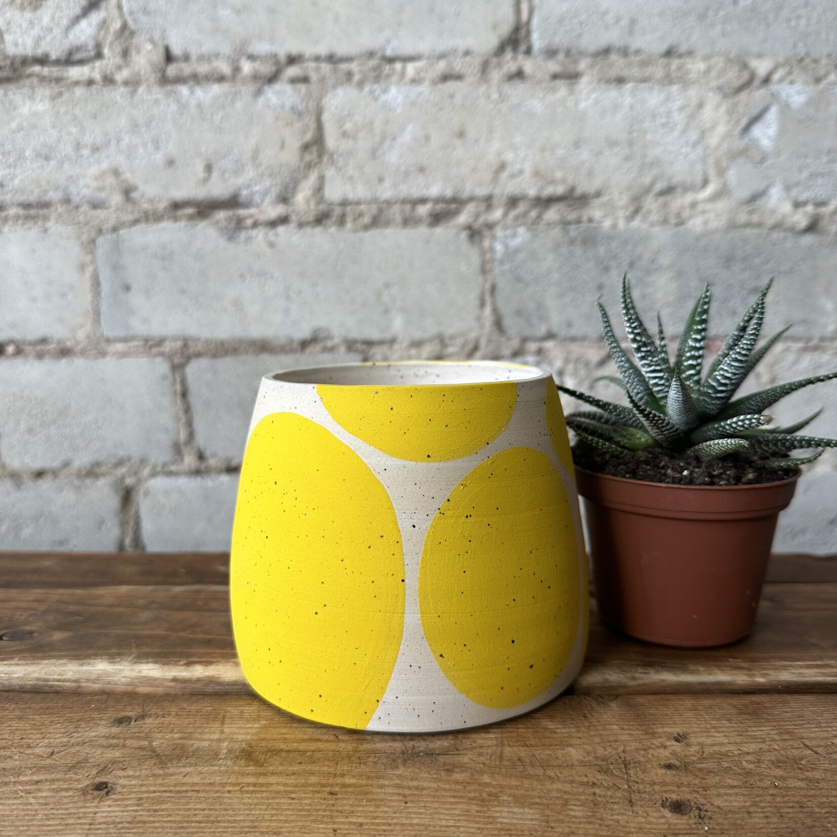 Vicky Makes Things Vicky Makes Ceramics Yellow Blob 5"