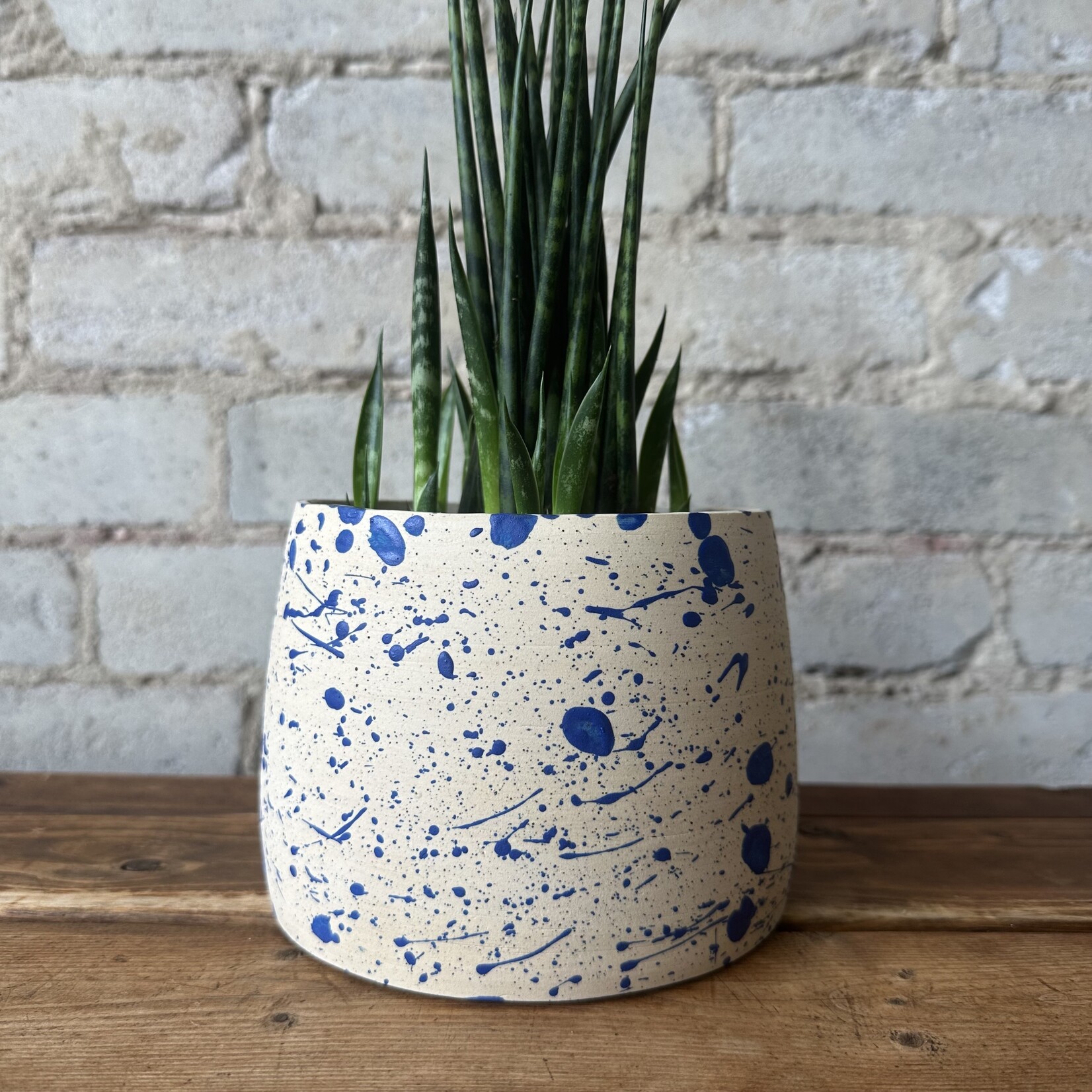 Vicky Makes Things Vicky Makes Ceramics Blue Splash 5"