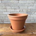 10" Terracotta / Clay Pot with saucer