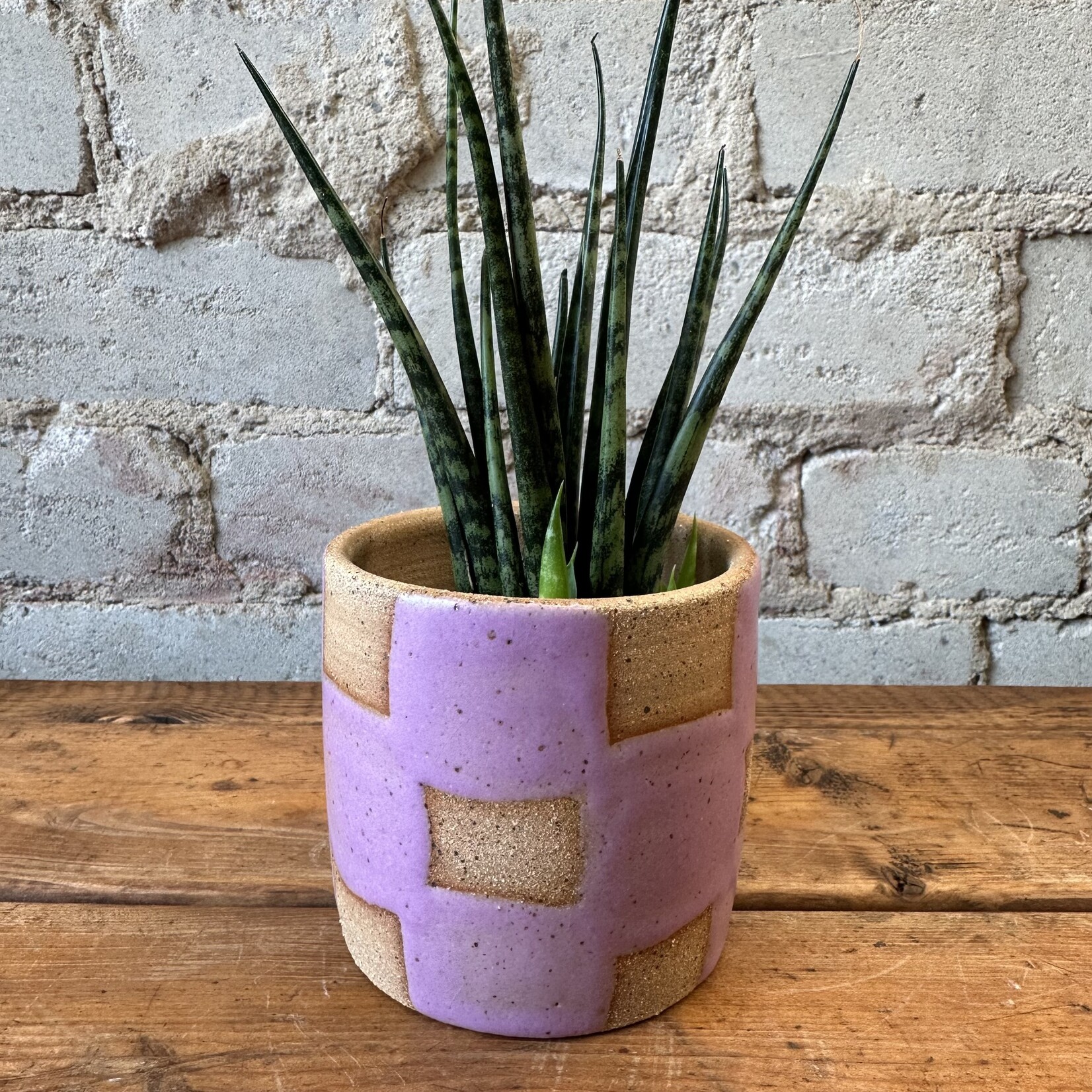 Nightshift Ceramics Nightshift Ceramics - Purple Checkerboard 3"