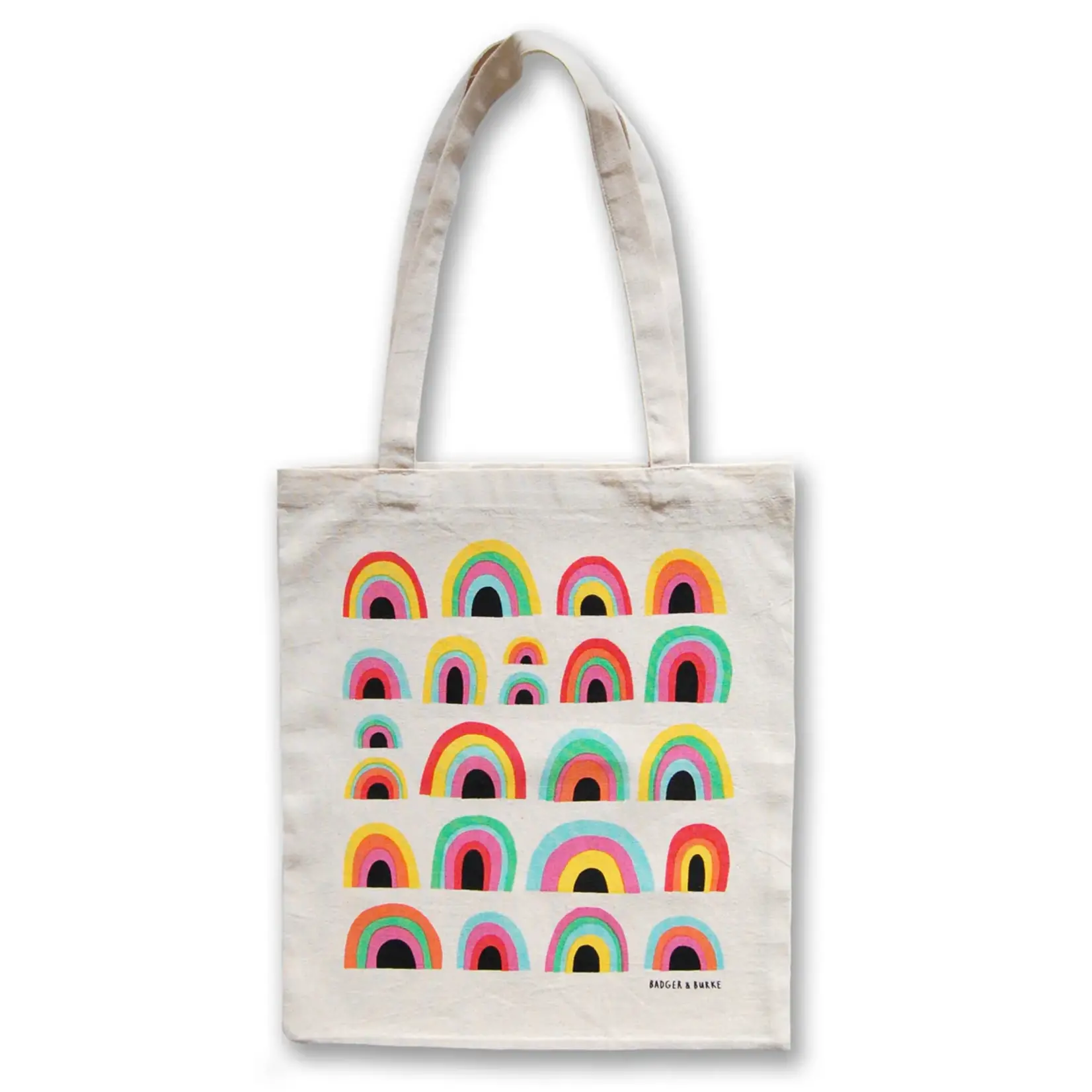 Badger & Burke Tote Bag: Rainbows